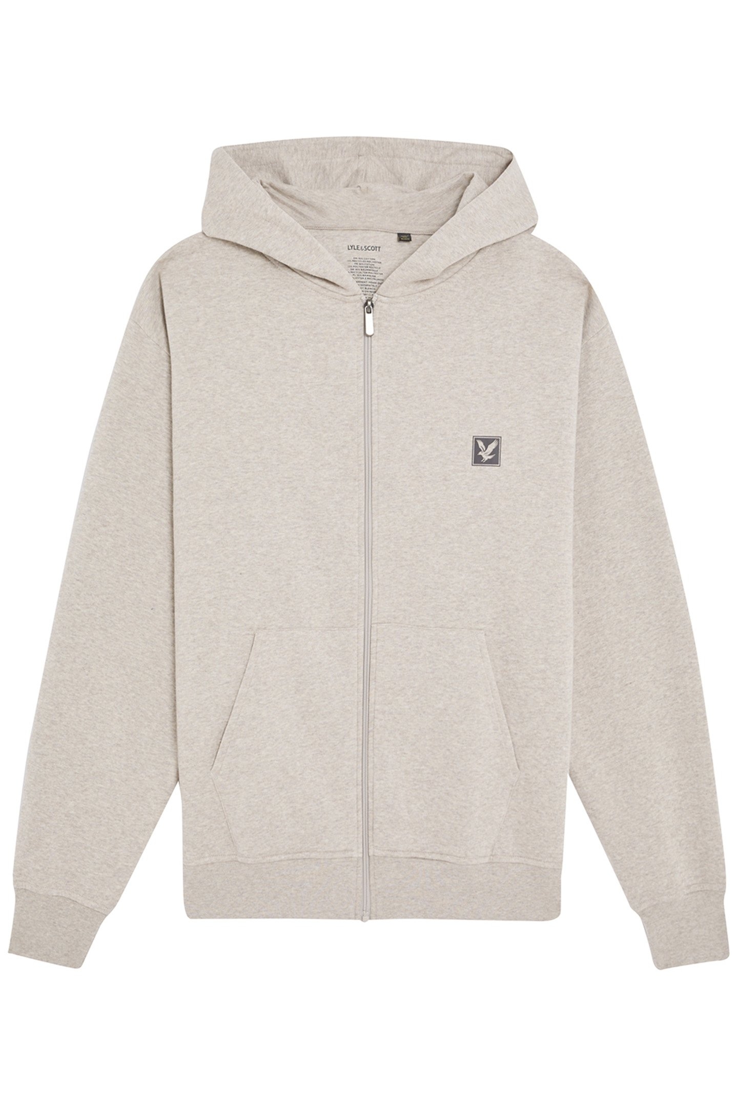 LOUNGEWEAR ZIP THROUGH HOODIE OATMEAL MARL 4