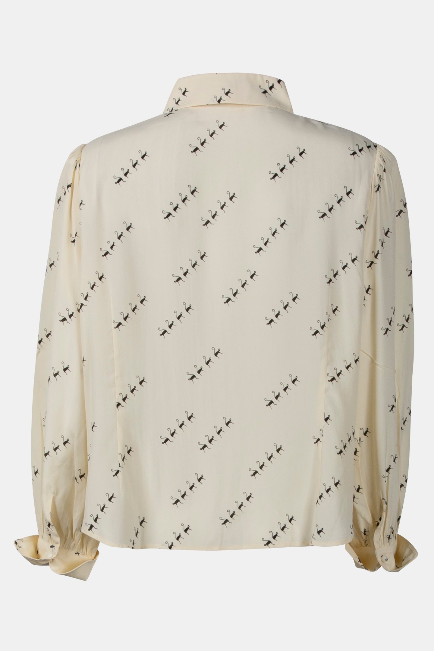 TW SONYA MONKEY BLOUSE BLACK 4