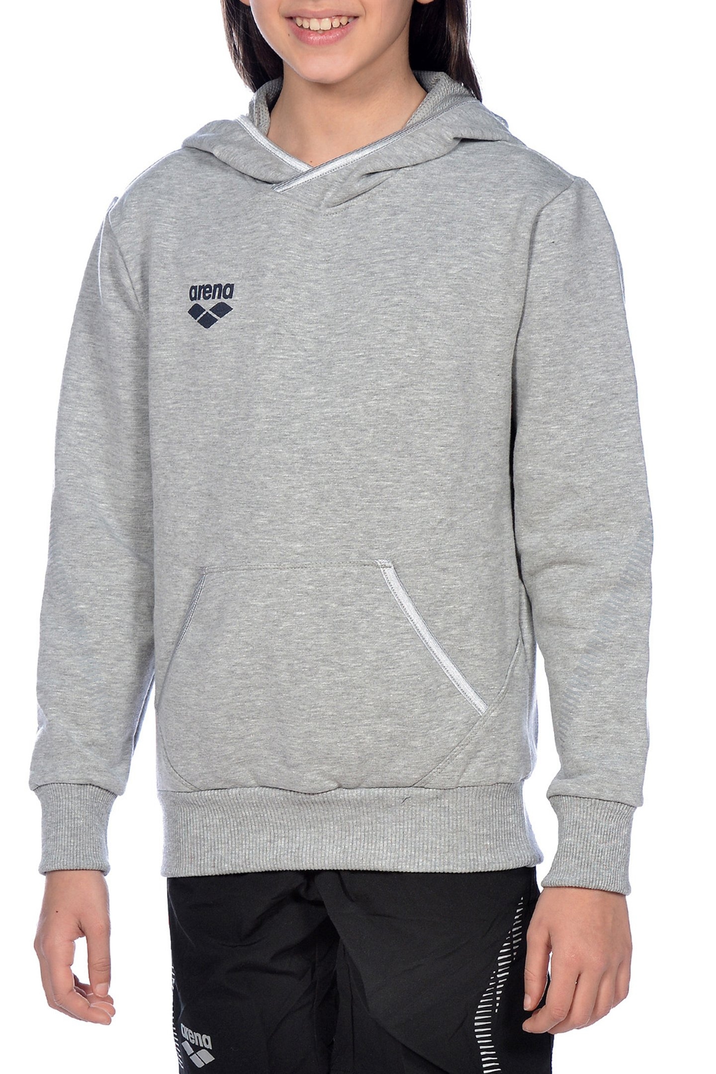 JR TL HOODIE MEDIUM GREY MELANGE 2