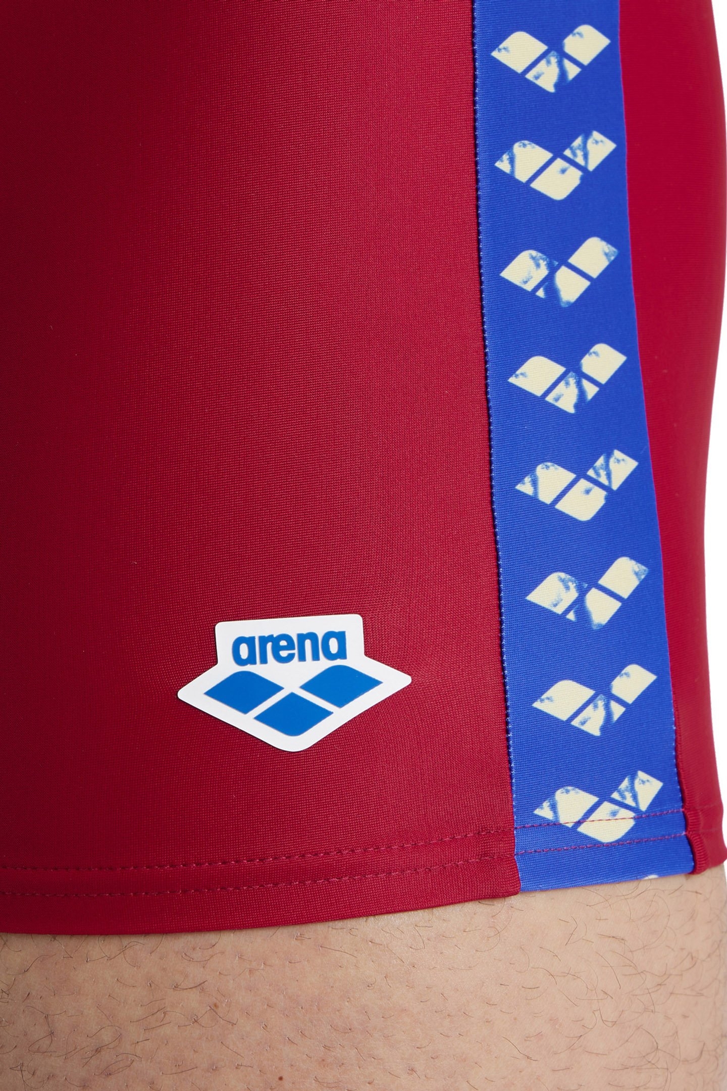 MEN'S ARENA ICONS SWIM SHORT SOLID BURGUNDY 6