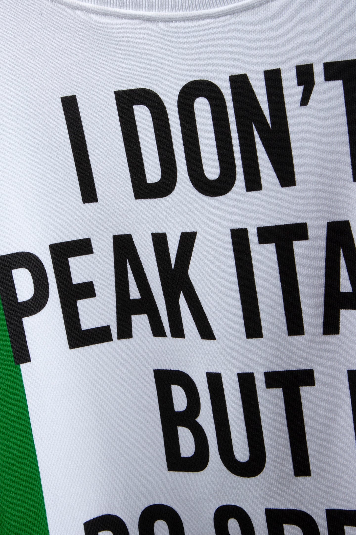 COTTON SWEATSHIRT ITALIAN FLAG 5