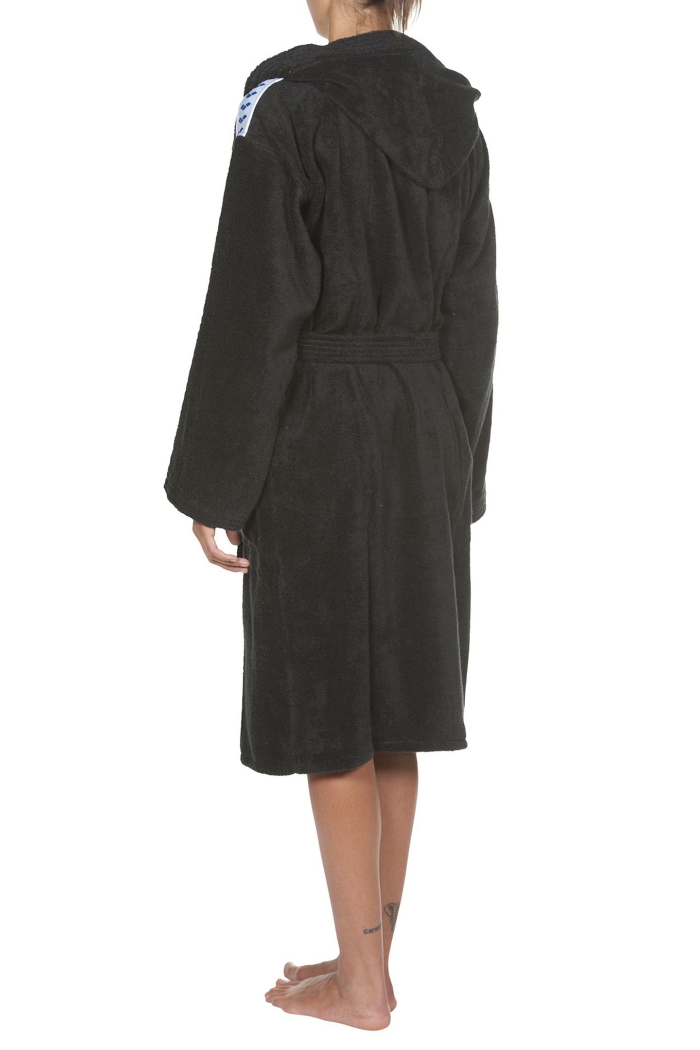 CORE SOFT ROBE BLACK WHITE 5