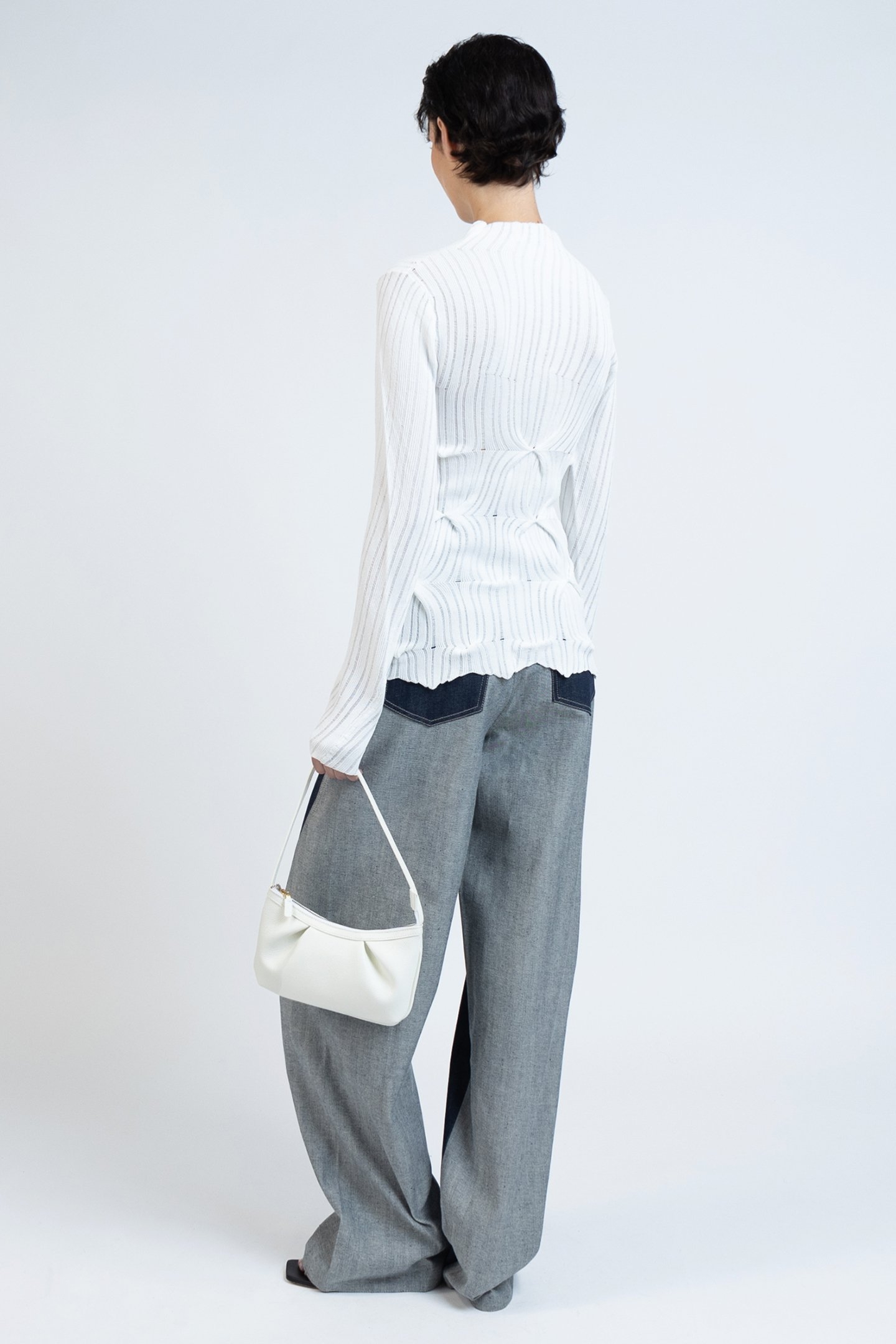 TURTLENECK FITTED LONGSLEEVE TOP CREAM 6