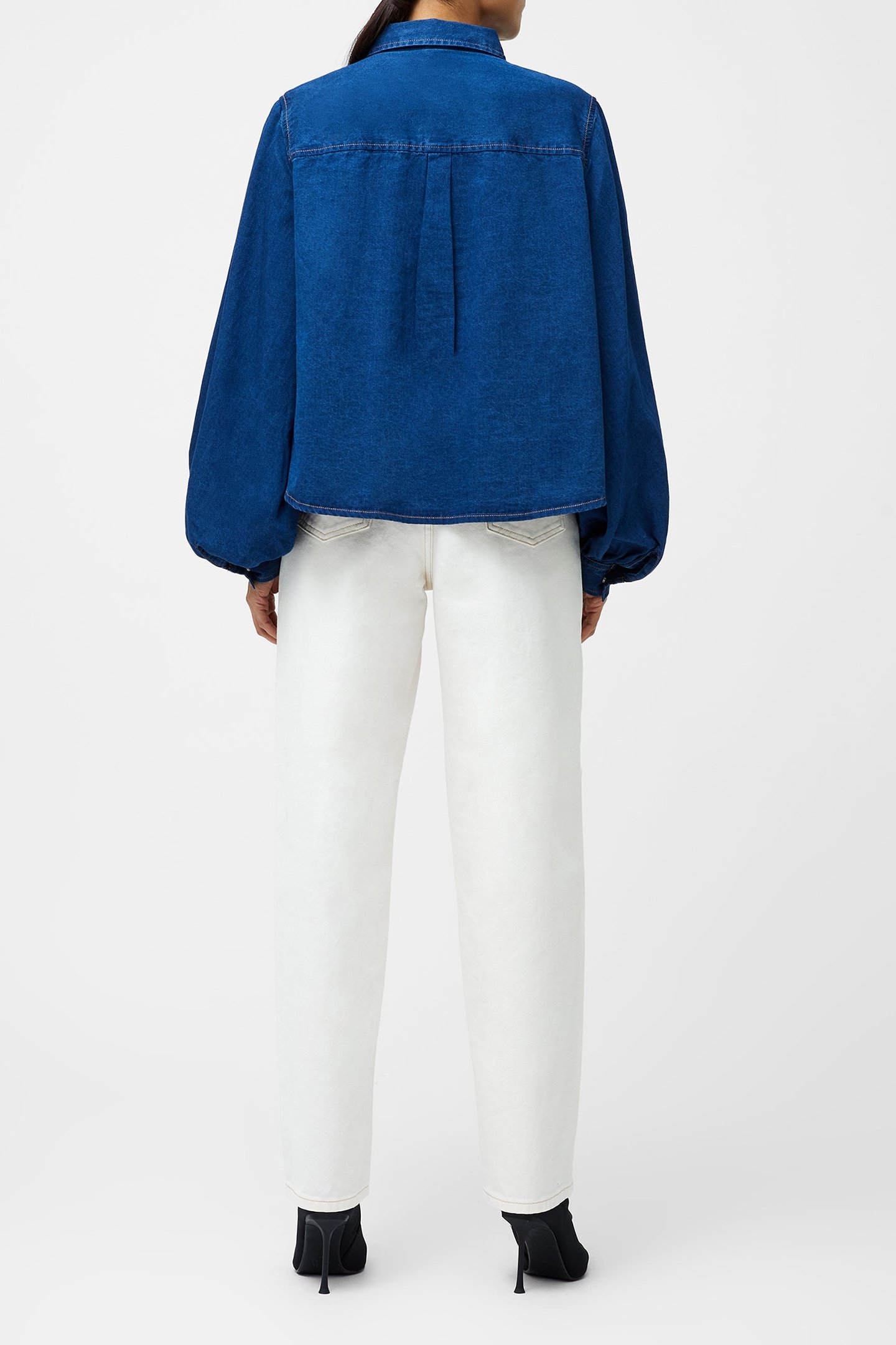 ZAVES CHAMBRAY SLV SHIRT CHAMBRAY BLUE 2