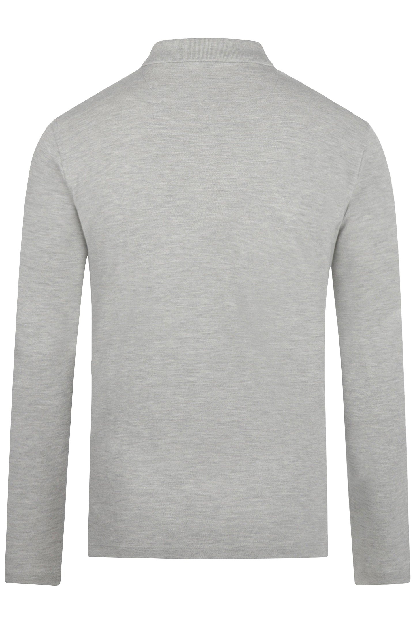 CLASSIC POLO LONG SLEEVES MEDIUM GREY MELANGE 2