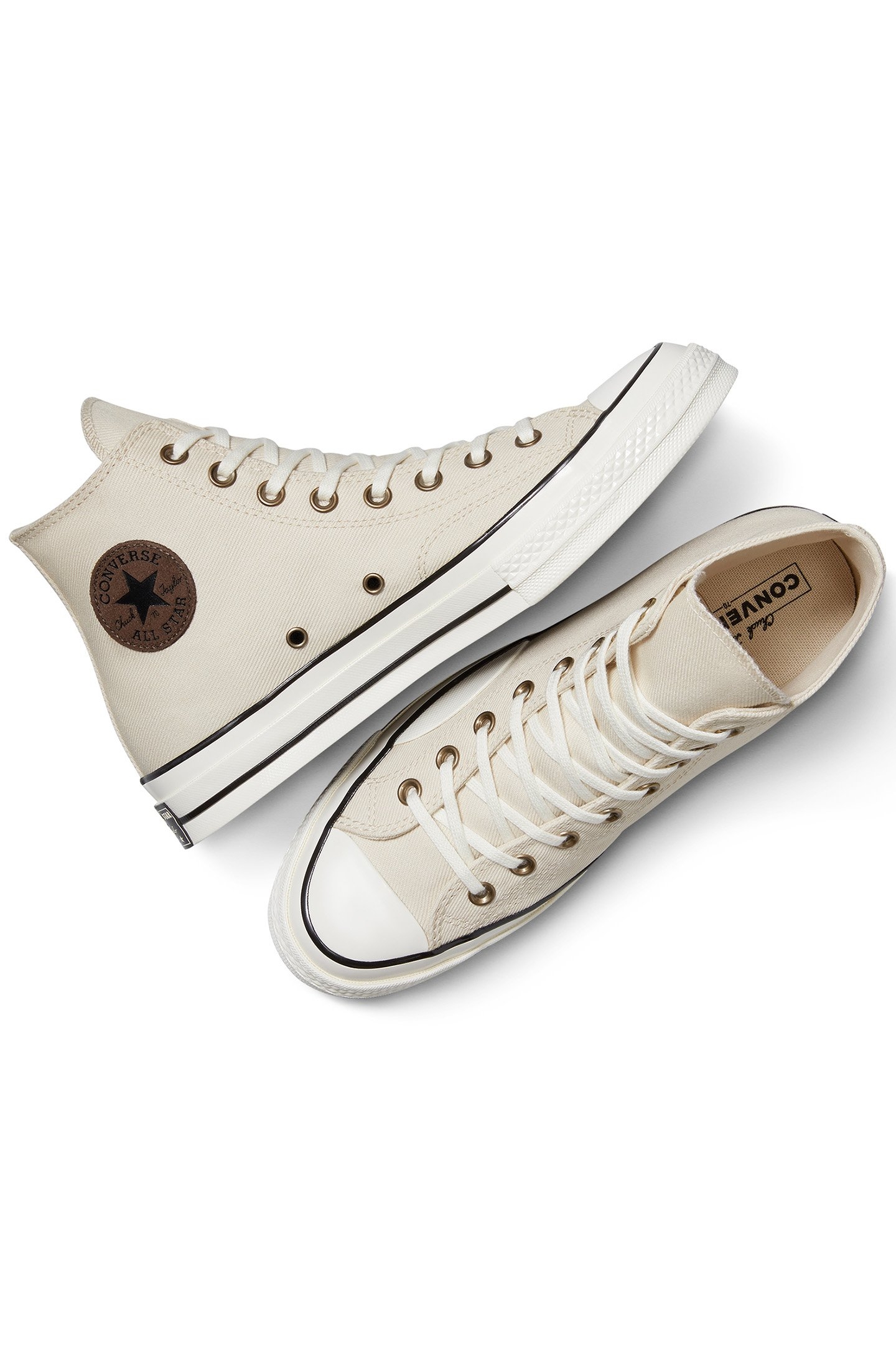 CHUCK 70 DENIM LIGHT DUNE/DARK WHISKEY/EGRET 6