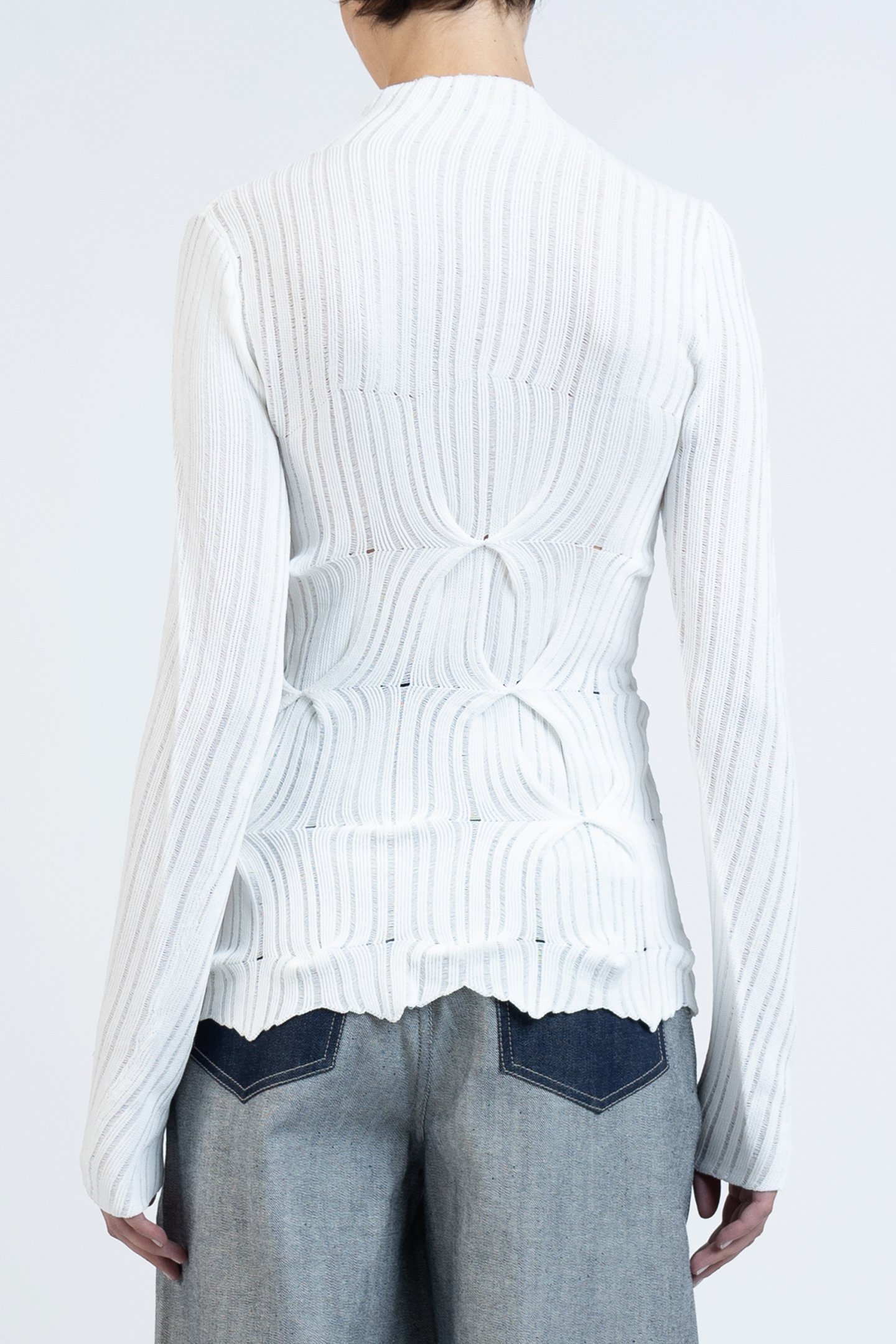 TURTLENECK FITTED LONGSLEEVE TOP CREAM 2