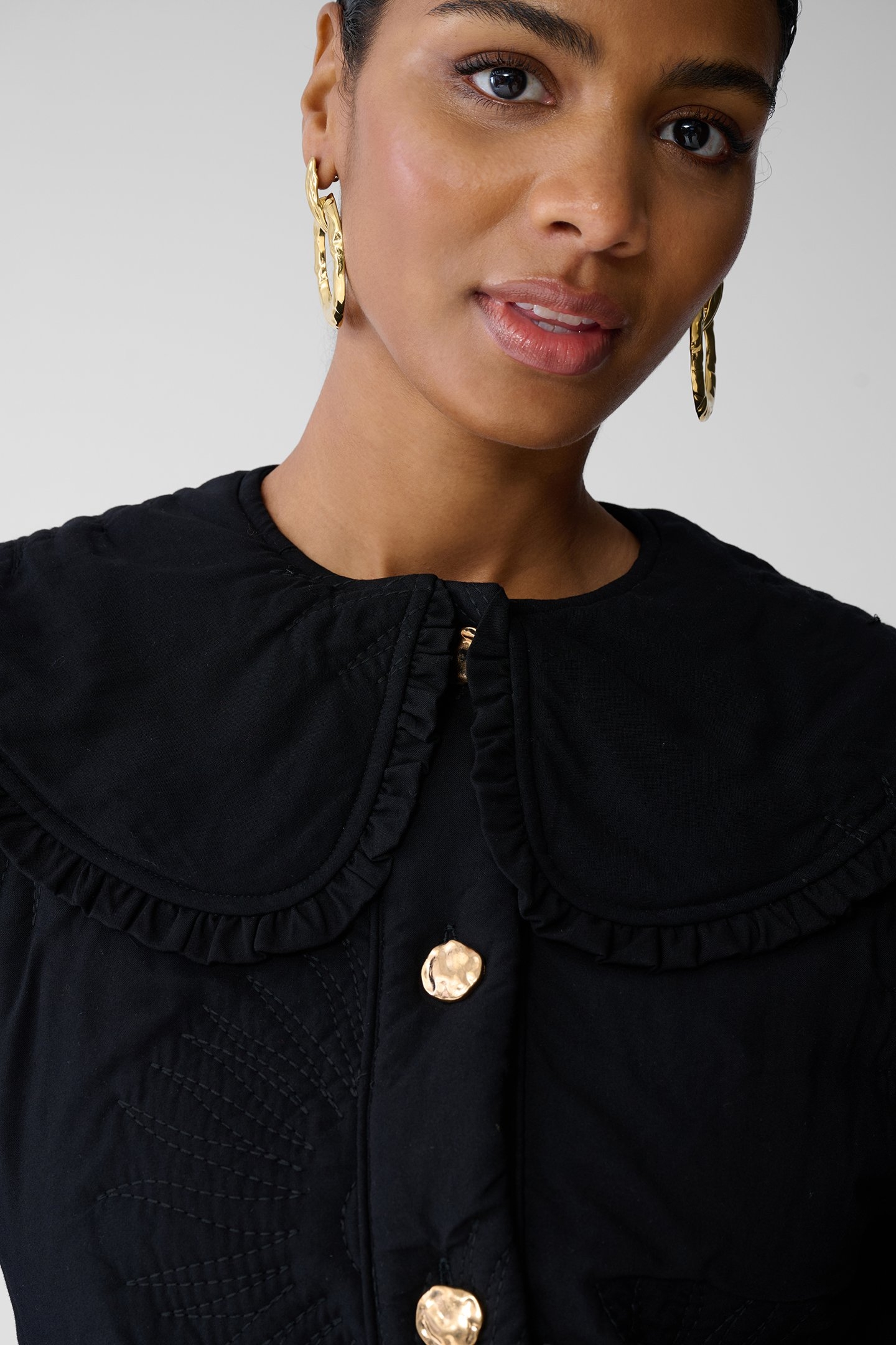 LA-SBQUILTED SUN JACKET BLACK 6