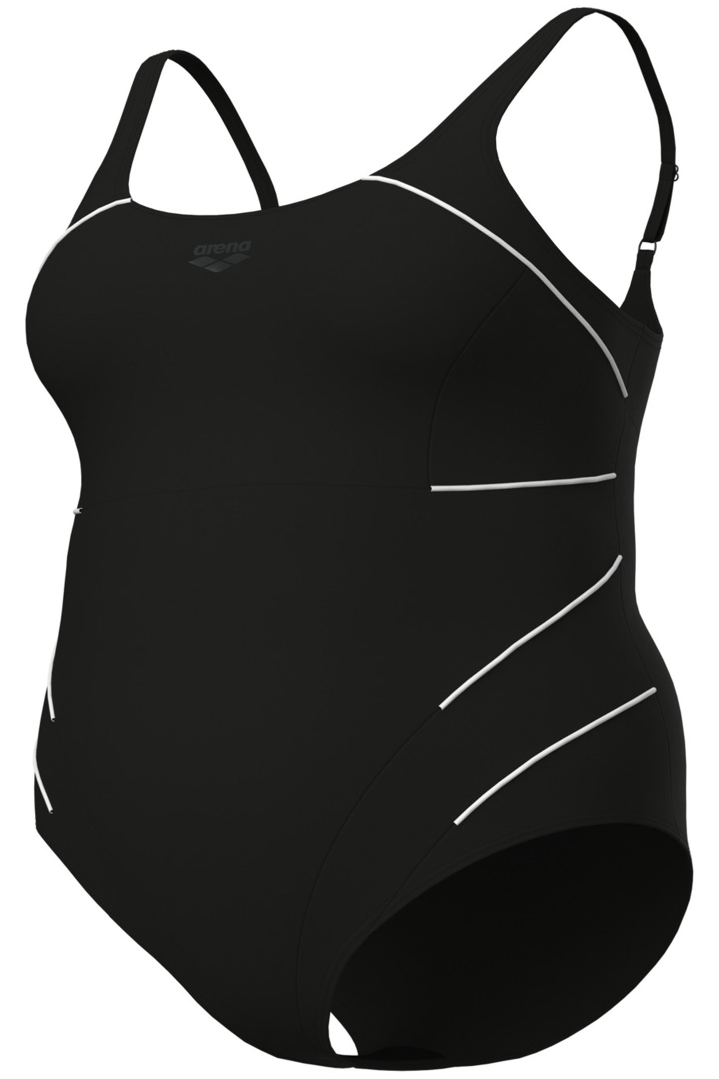 W JEWEL ONE PIECE PLUS R BLACK WHITE 8