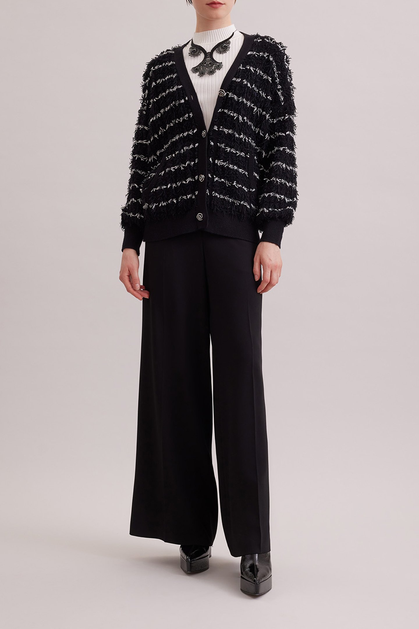 PARNASSE CARDIGAN BLACK 1