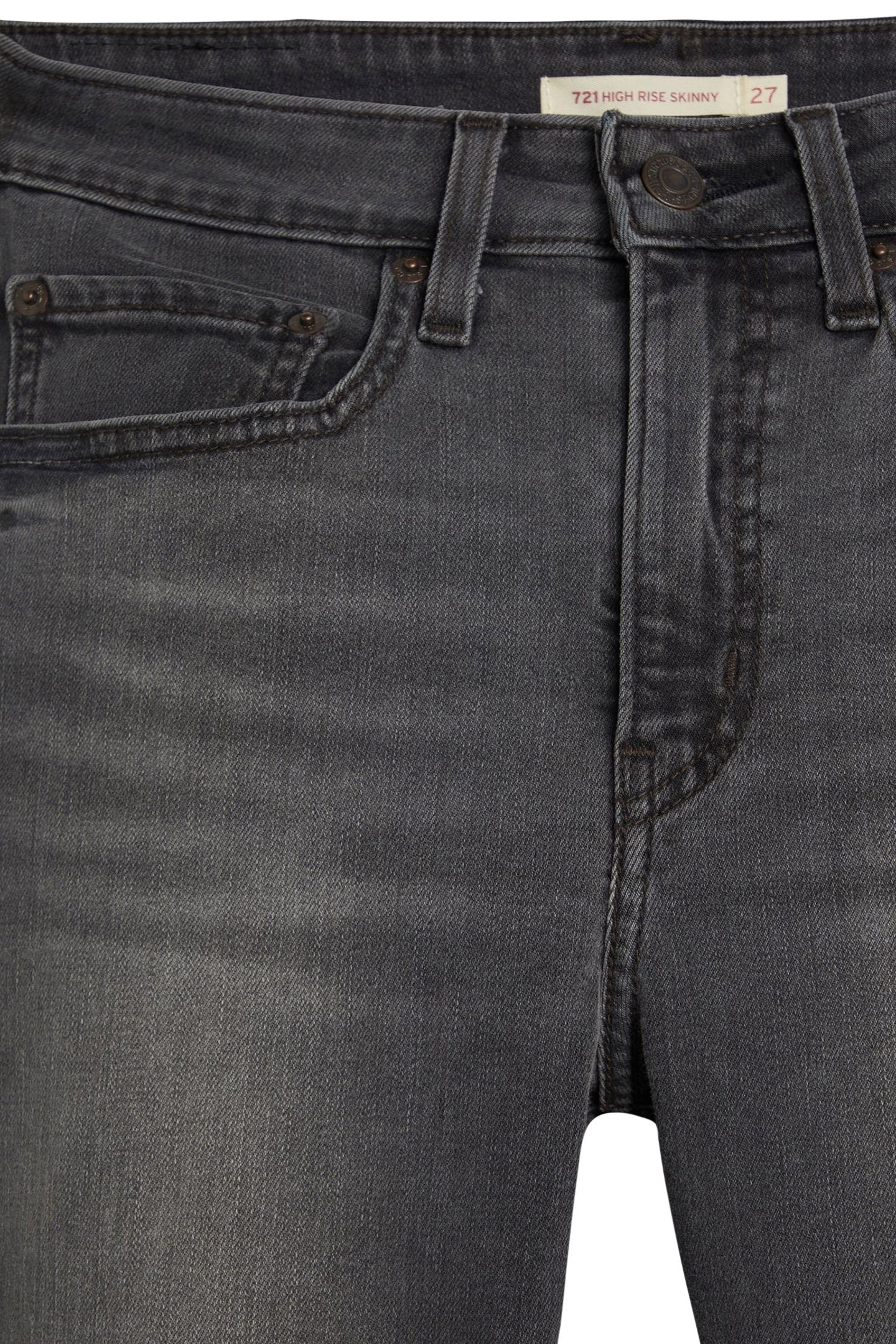 721™ HIGH RISE SKINNY JEANS BLACK 6