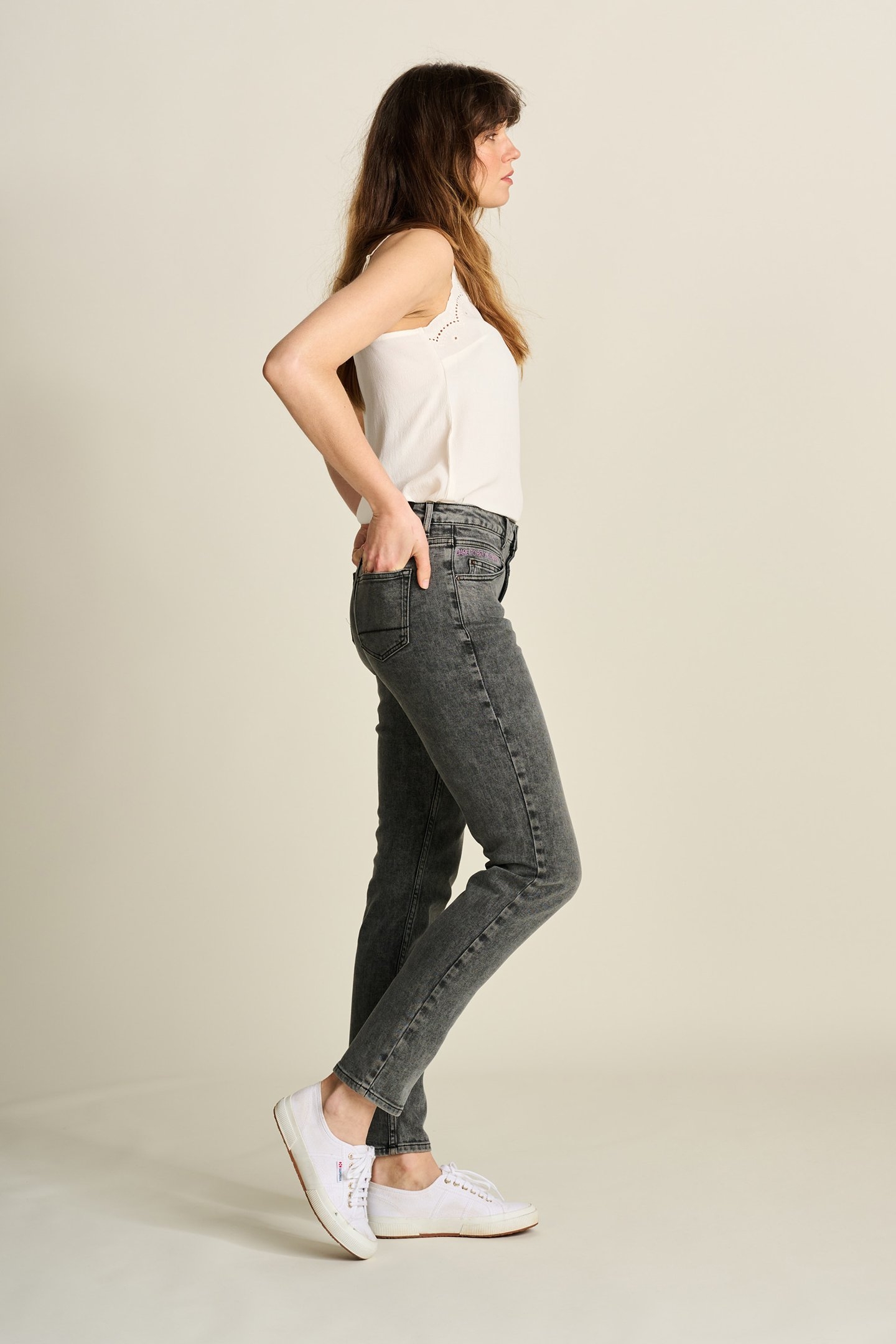 JEANS - ELIZE SLIM GREY STORM 4