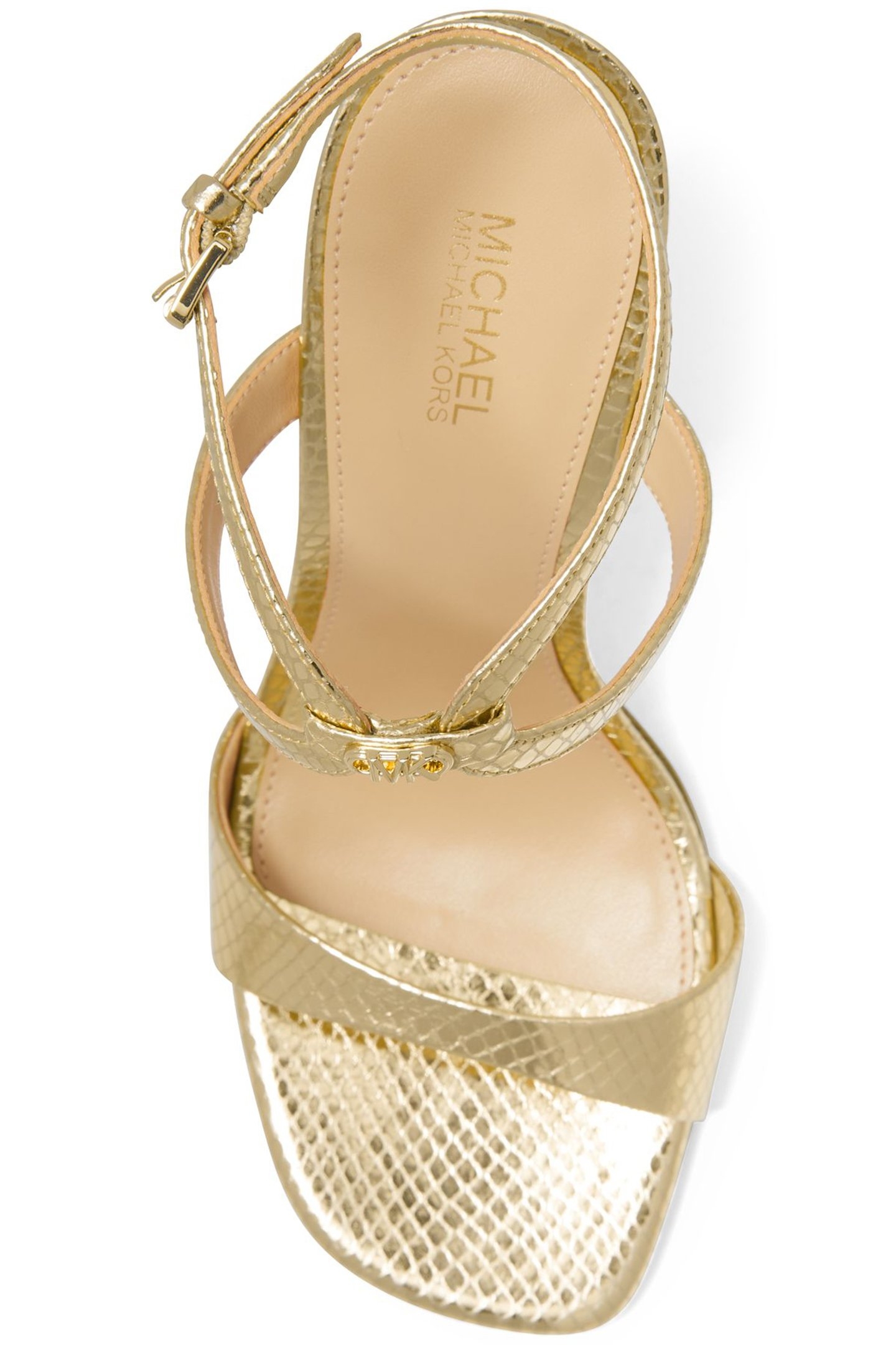 AMARA HIGH HEELED SANDAL PALE GOLD 3
