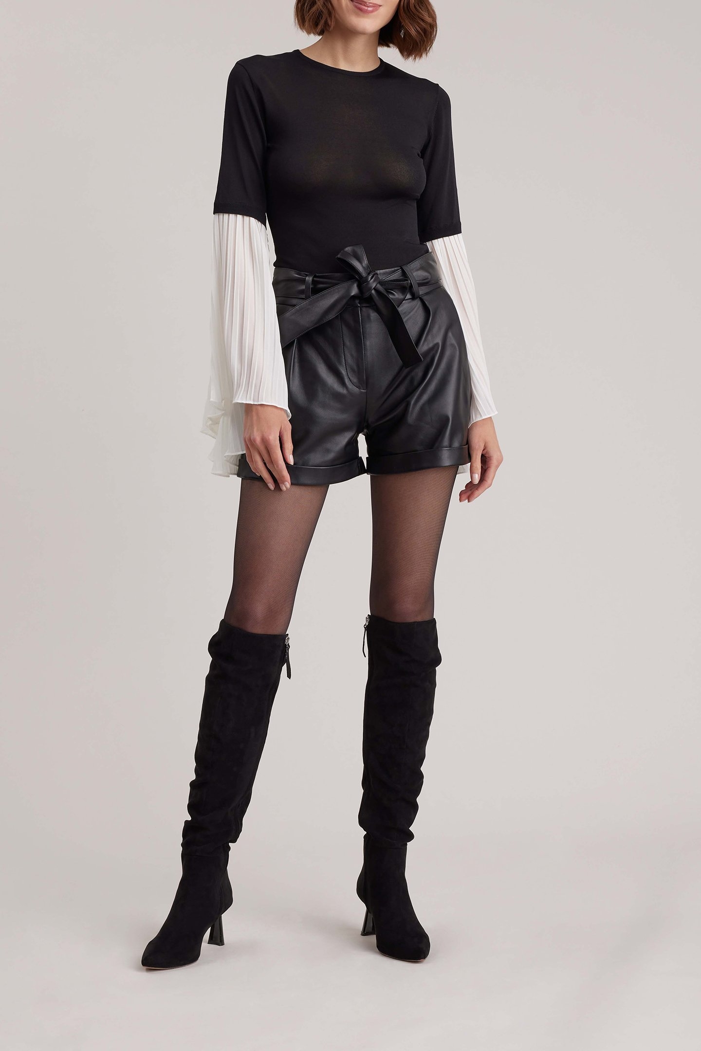 FADETTE PULLOVER BLACK/WHITE 1