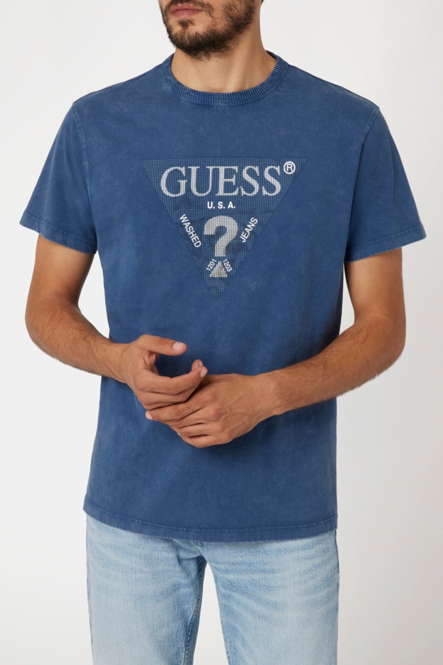 SS CN TREATED TRIANG PENNANT BLUE 1