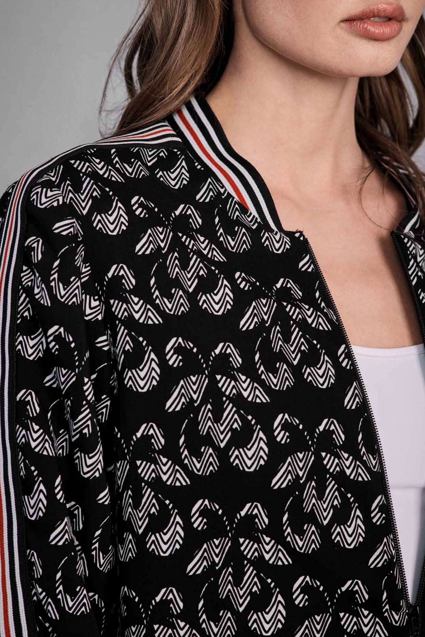 VIANNE VESTE BLACK/WHITE 8