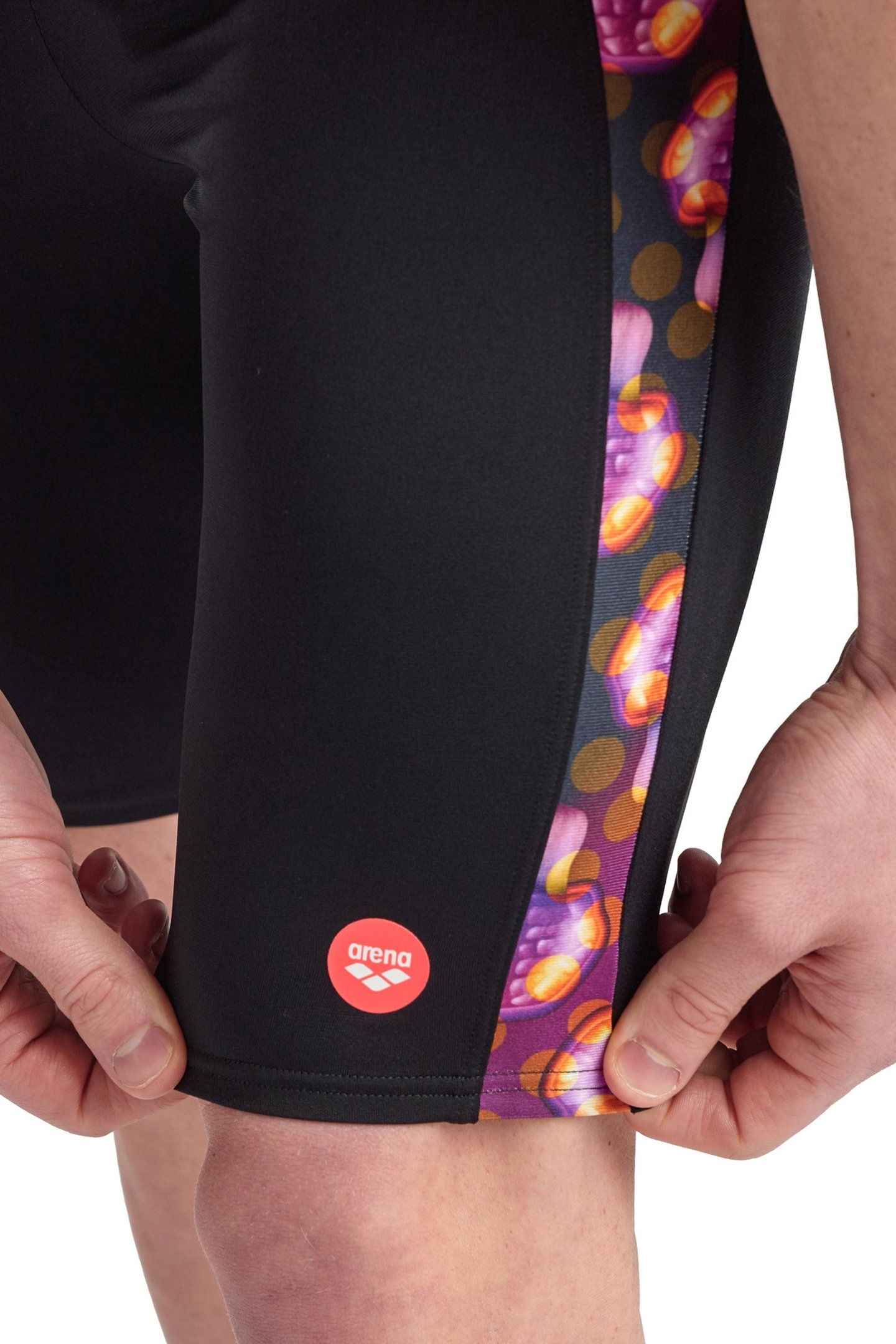 MEN'S CRAZY ARENA SWIM JAMMER ALLOVER PA BLACK MULTI 5