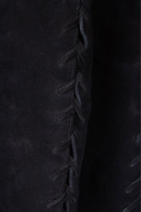 SUEDE HEELED BOOT BLACK 4