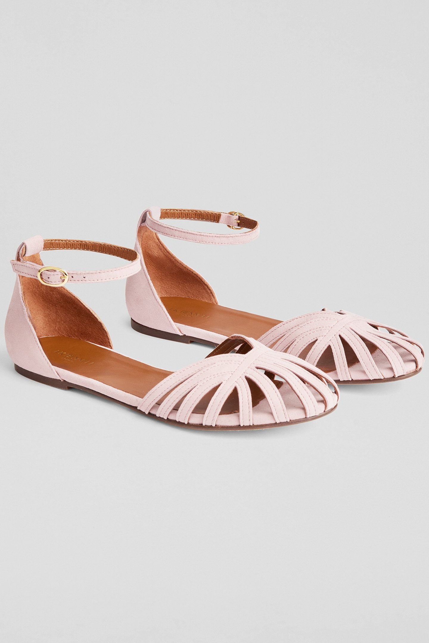 FL AUBREY PLAITED FRONT DUSTY PINK 2