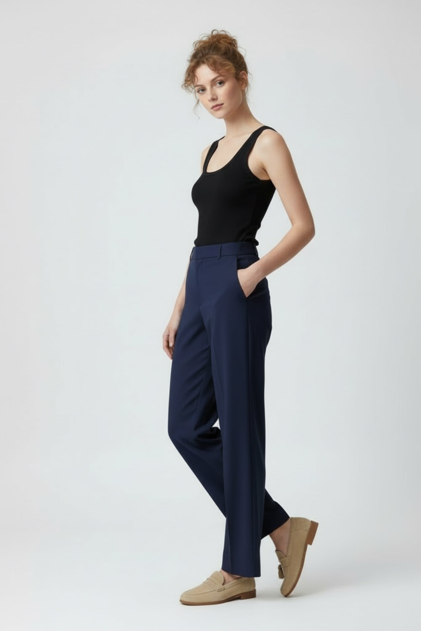 COTTON ORGANIC STRETCH TANK BLACKOUT 1