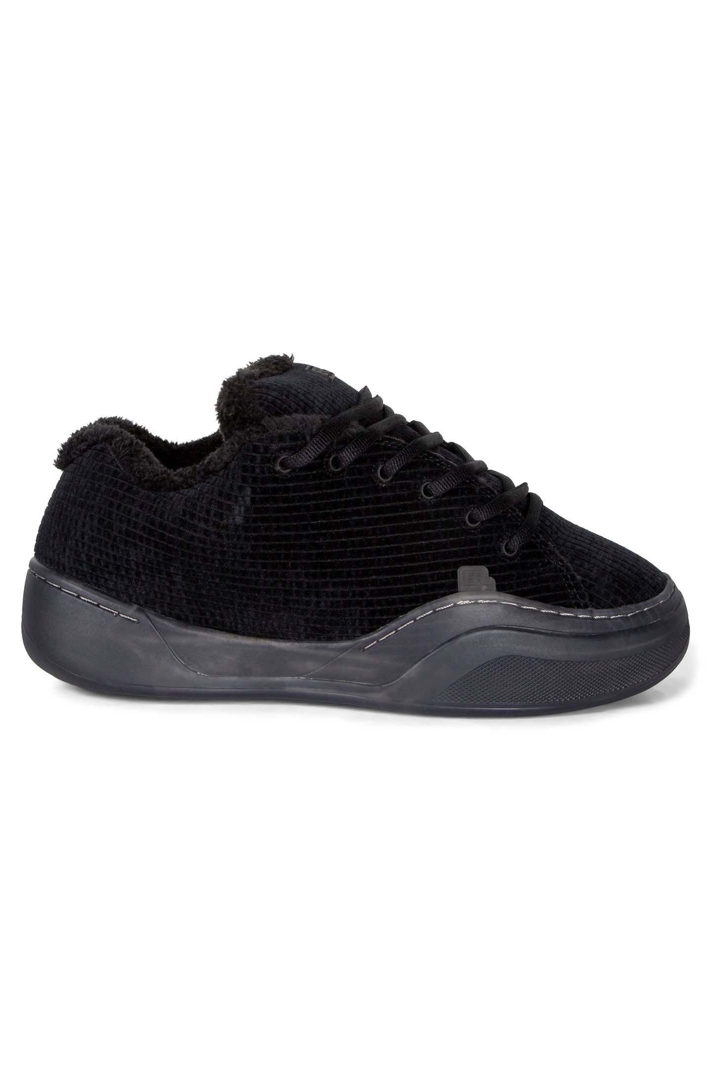 ERL – UNISEX CORDUROY VAMP SNEAKERS PIRATE BLACK 1