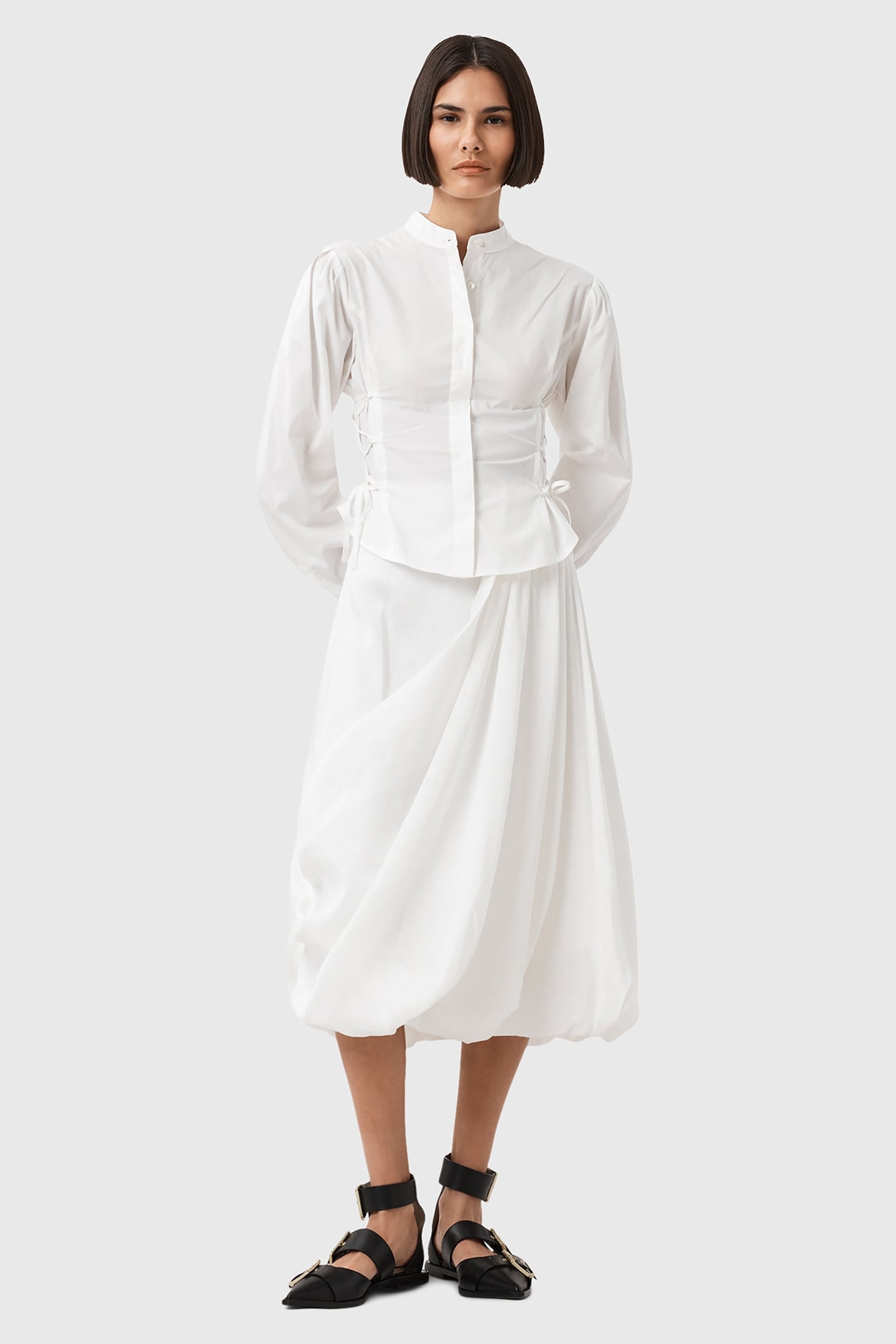 NIA SKIRT ANTIQUE WHITE 2