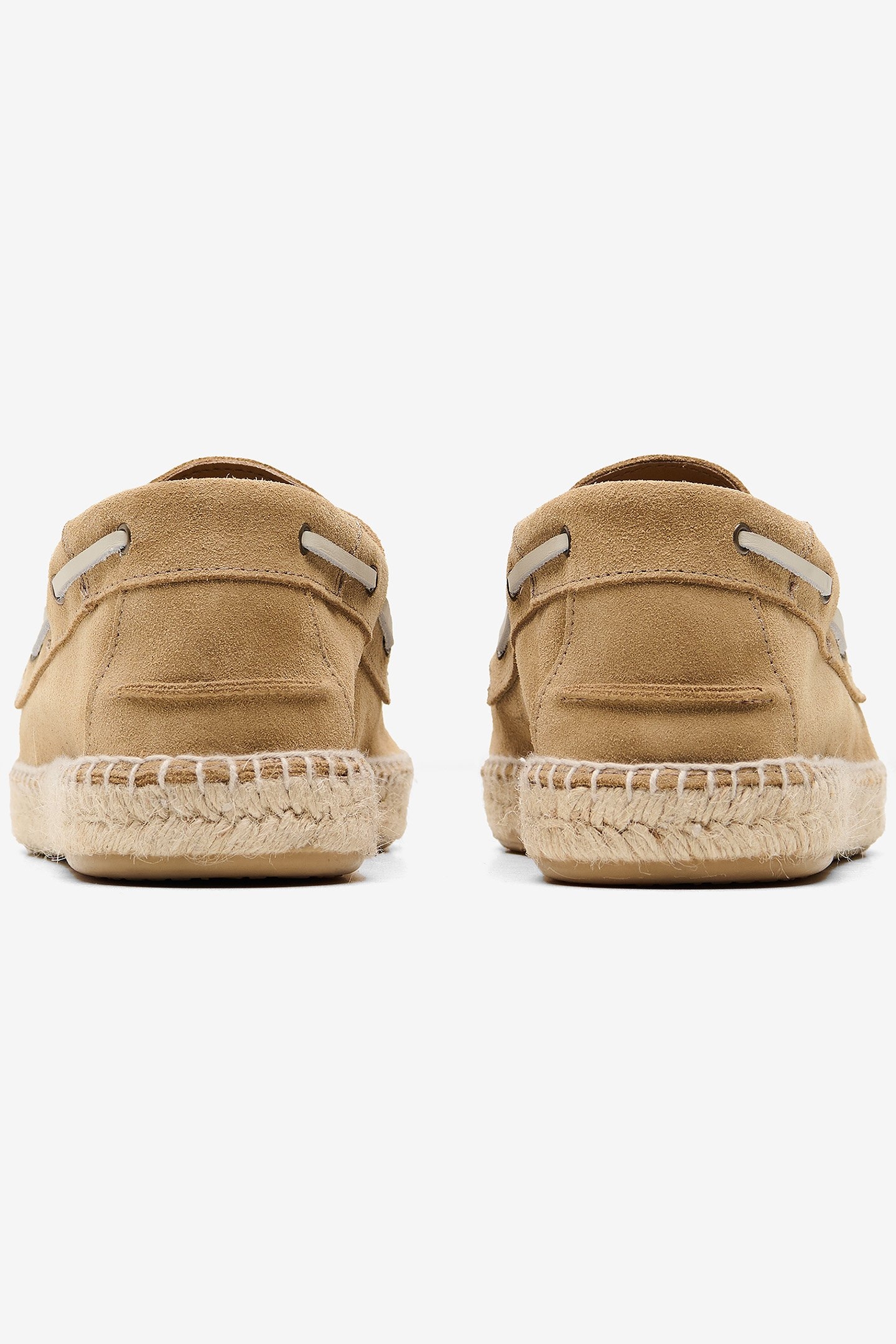 NO LABEL X ABARCA SUEDE BOAT SHOE CAMEL 2