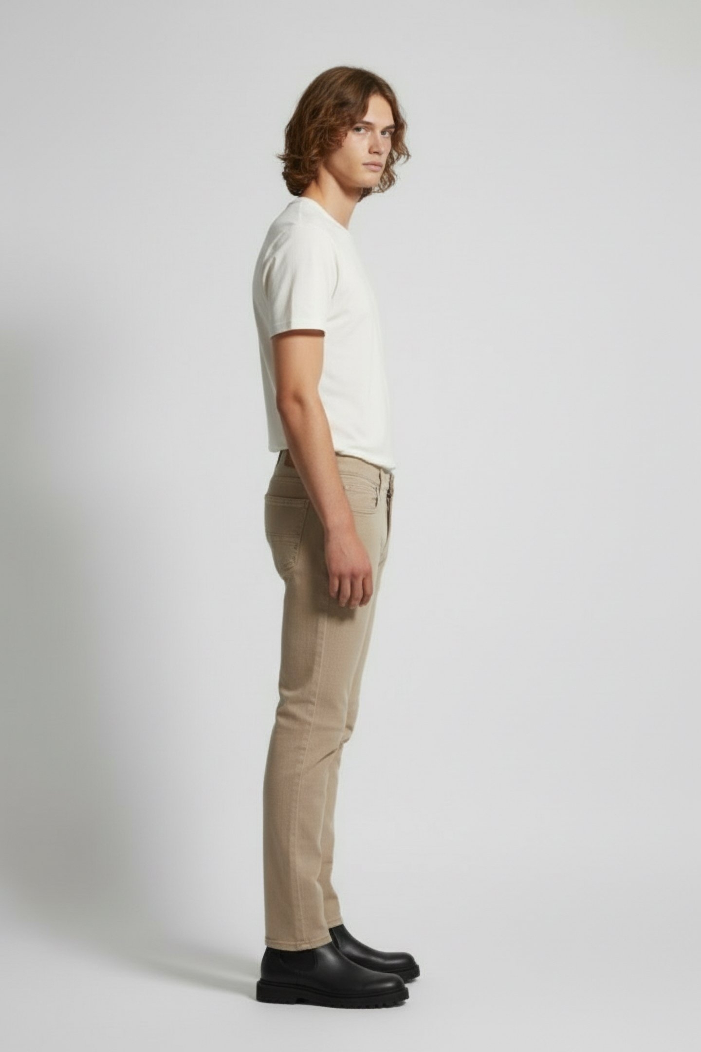 G/D COLOR STRAIGHT FIT TAUPE 3