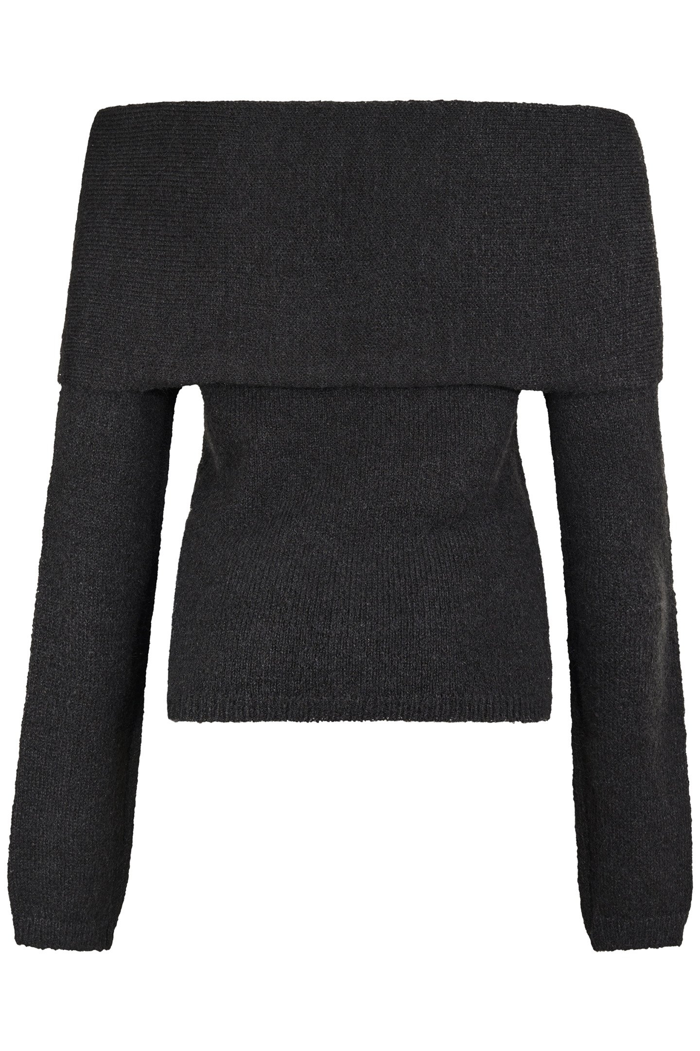 SBSTUDIO OFF SHOULDER KNIT ANTHRACITE 5