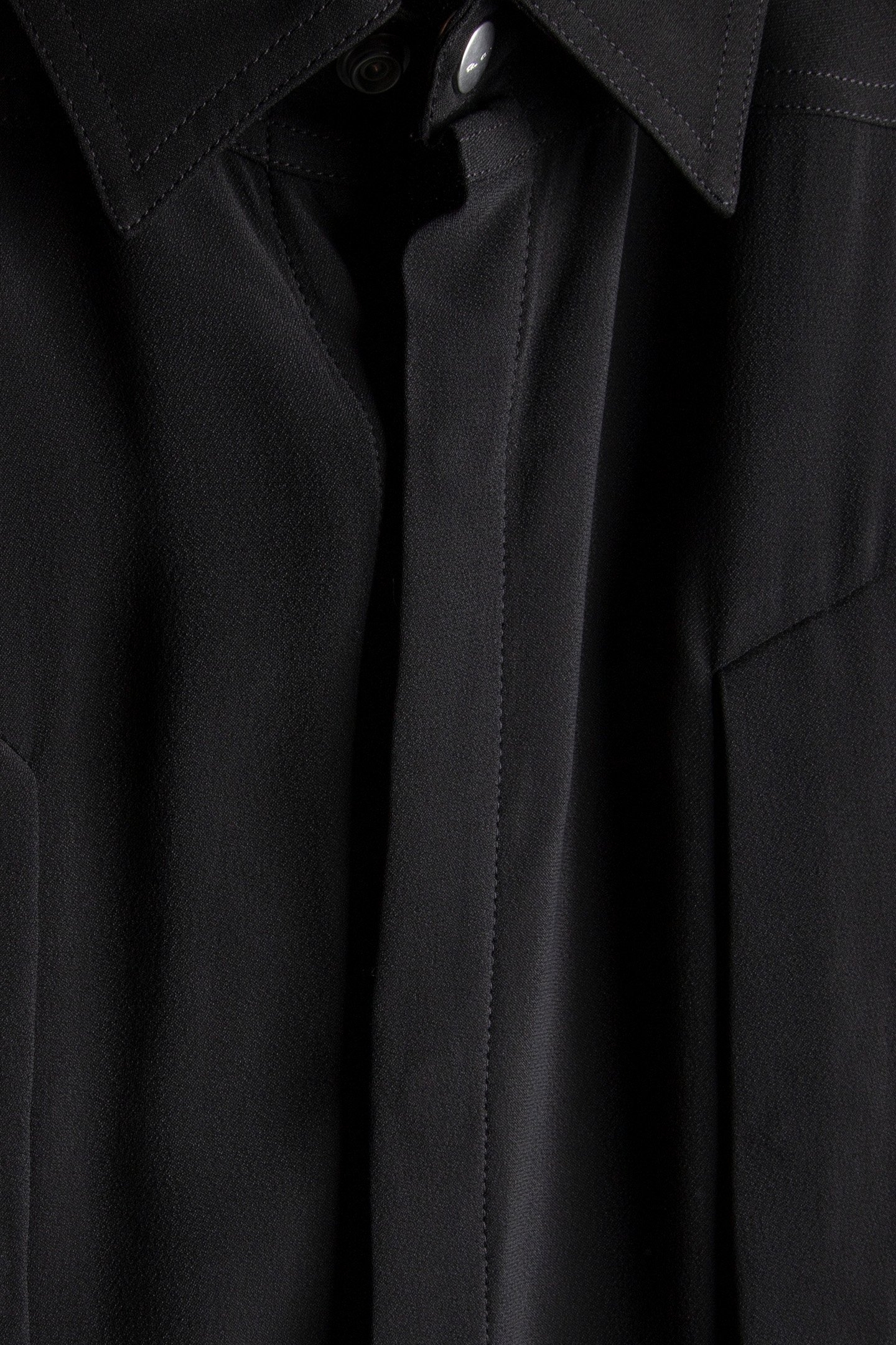 RICK OWENS – SLEEVELESS JUMBO OUTERSHIRT BLACK 4