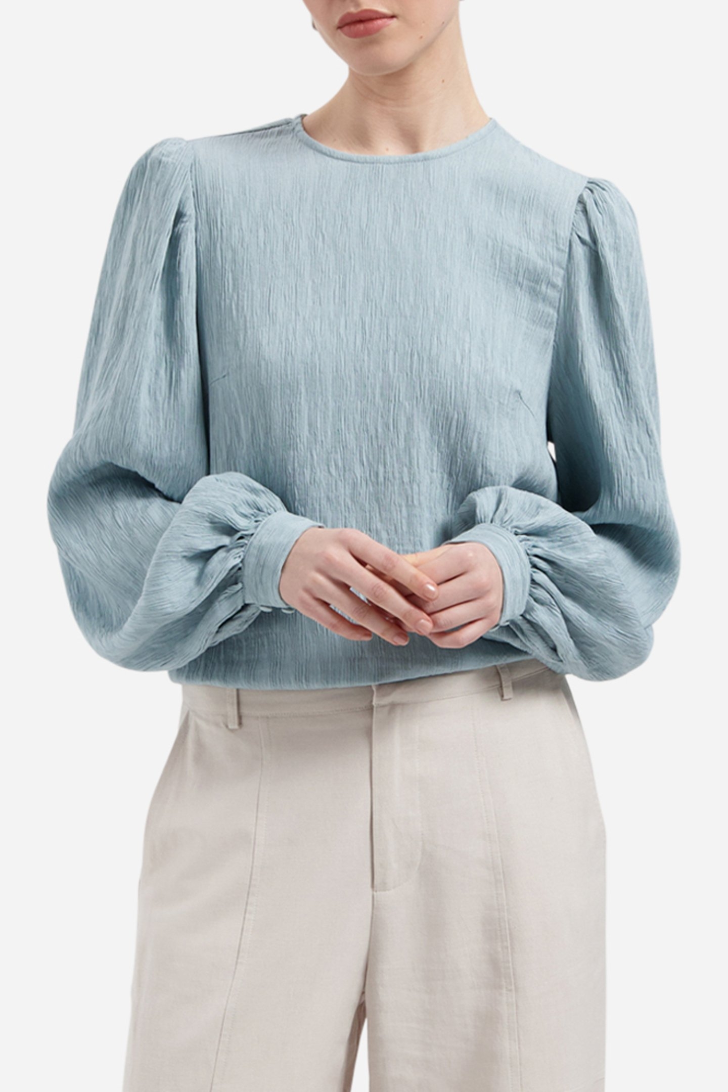 NOUS SOMMES LABELS – LYDIE BLOUSE LIGHT BLUE 1