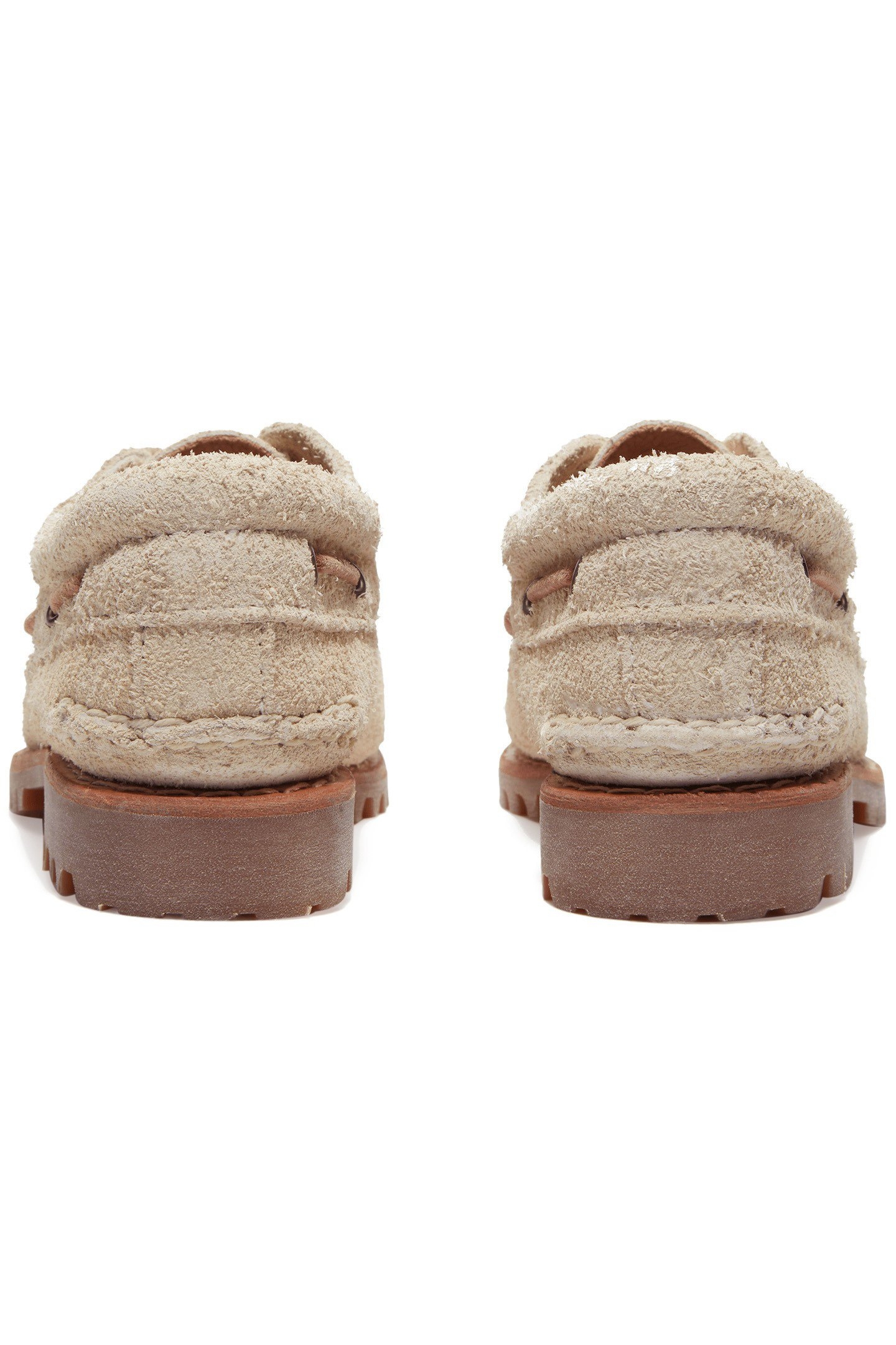 BOAT SHOE NATURAL SUEDE 4