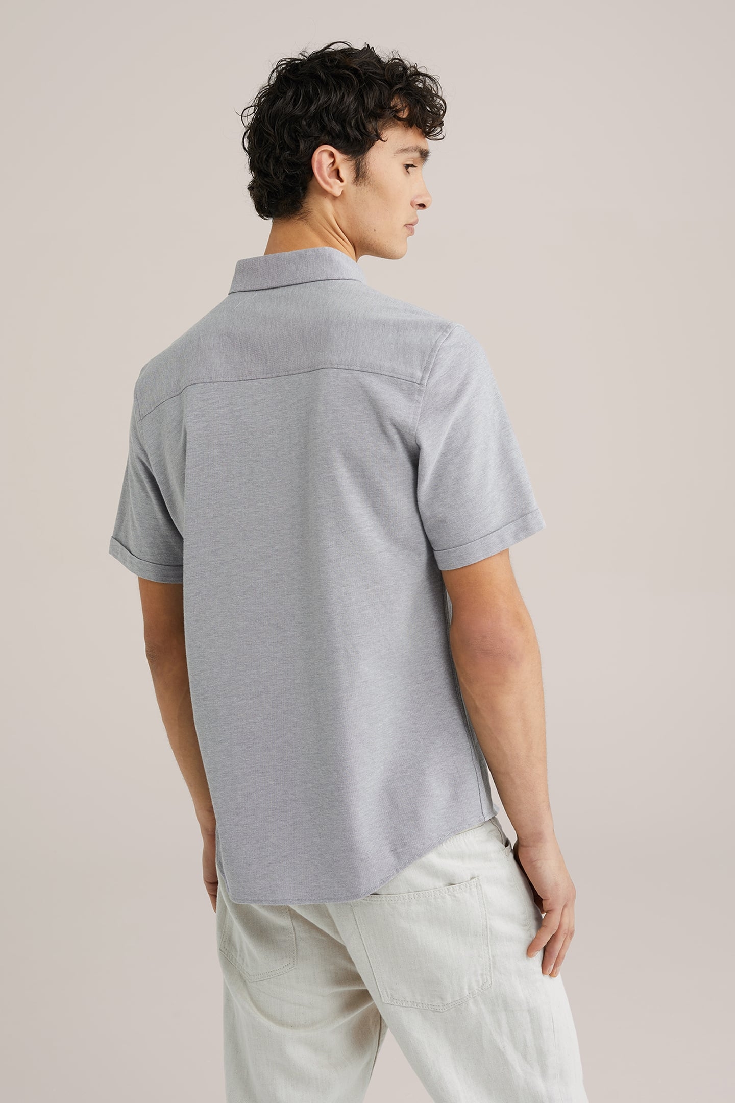 SHIRT BLENDED LIGHT GREY 2