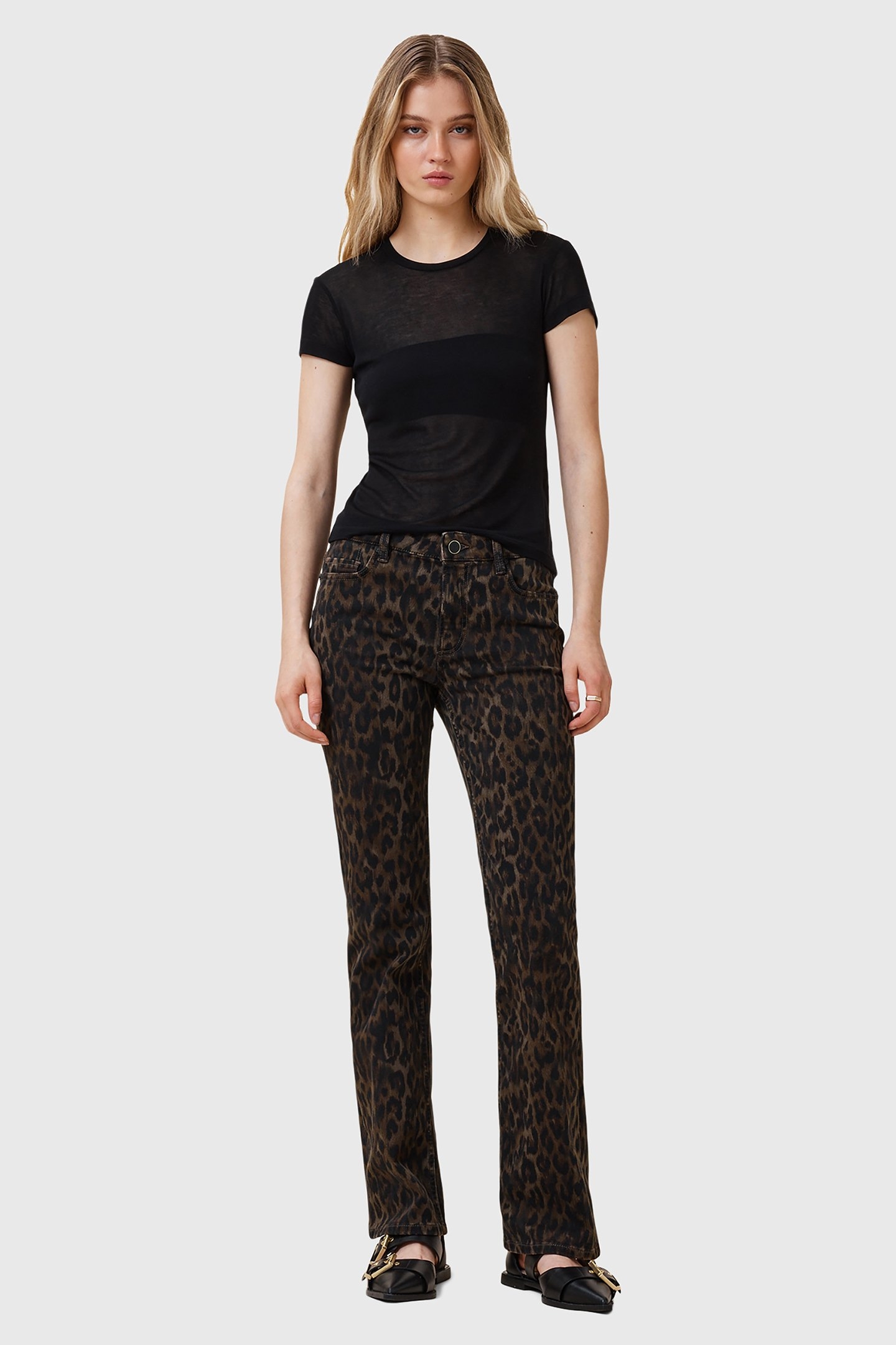 HALDAN SLIM BOOTCUT LEPPO BROWN 2