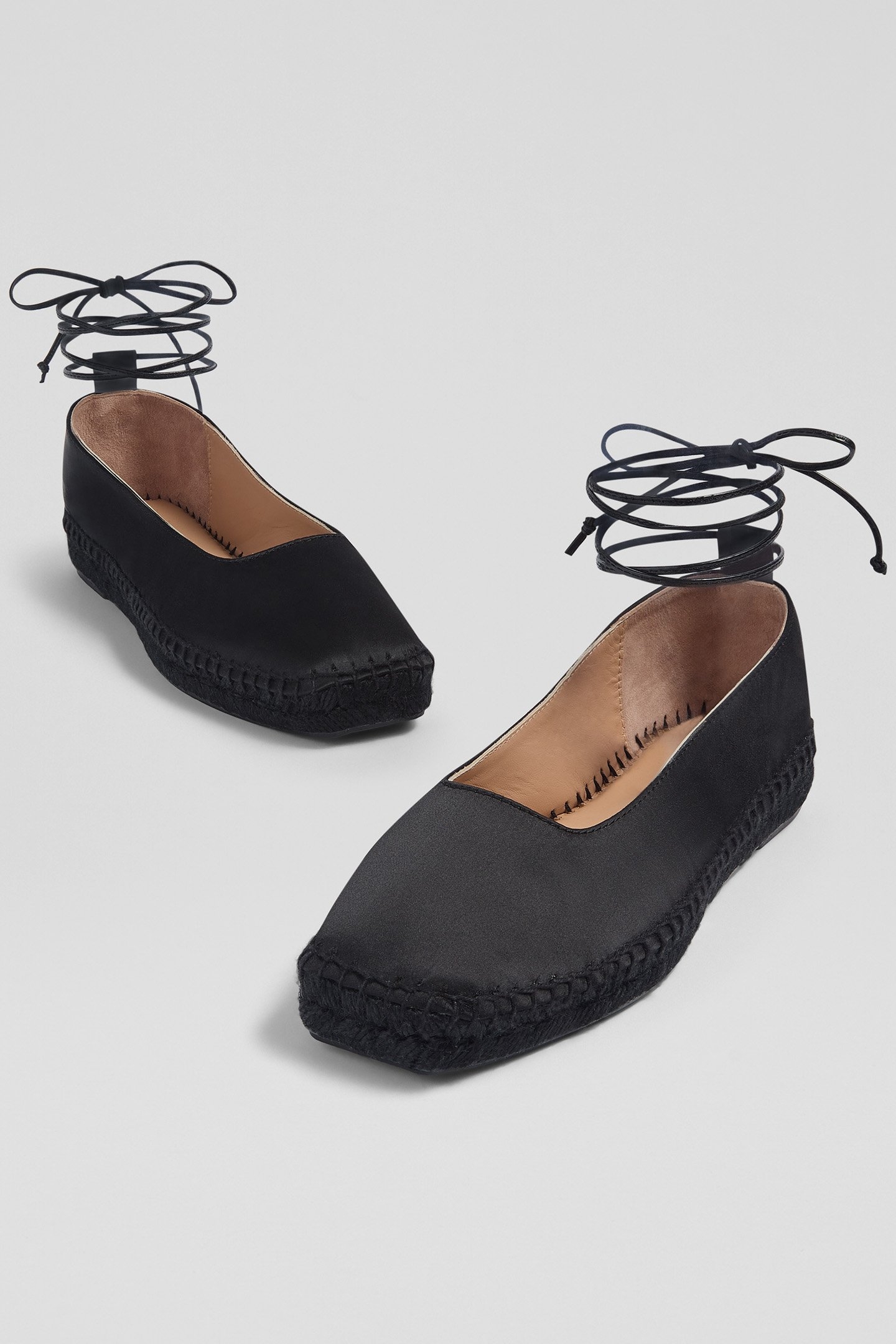 FL MIA ANKLE TIE ESPADRIL BLACK 3