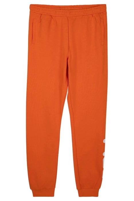 UNISEX SONGE CLASSIC LOGO SWEAT PANTS CELOSIA ORANGE 2