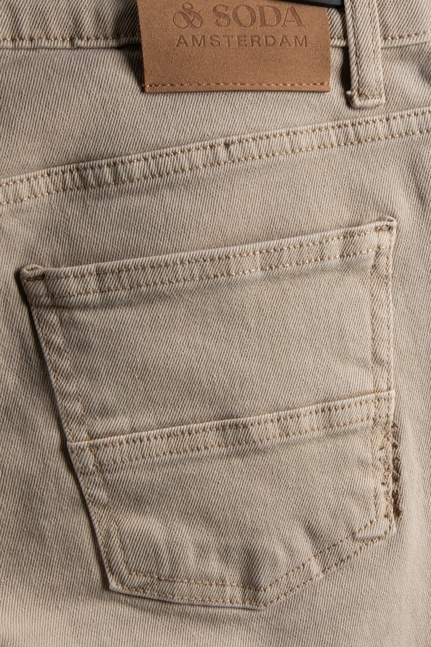 G/D COLOR STRAIGHT FIT TAUPE 4