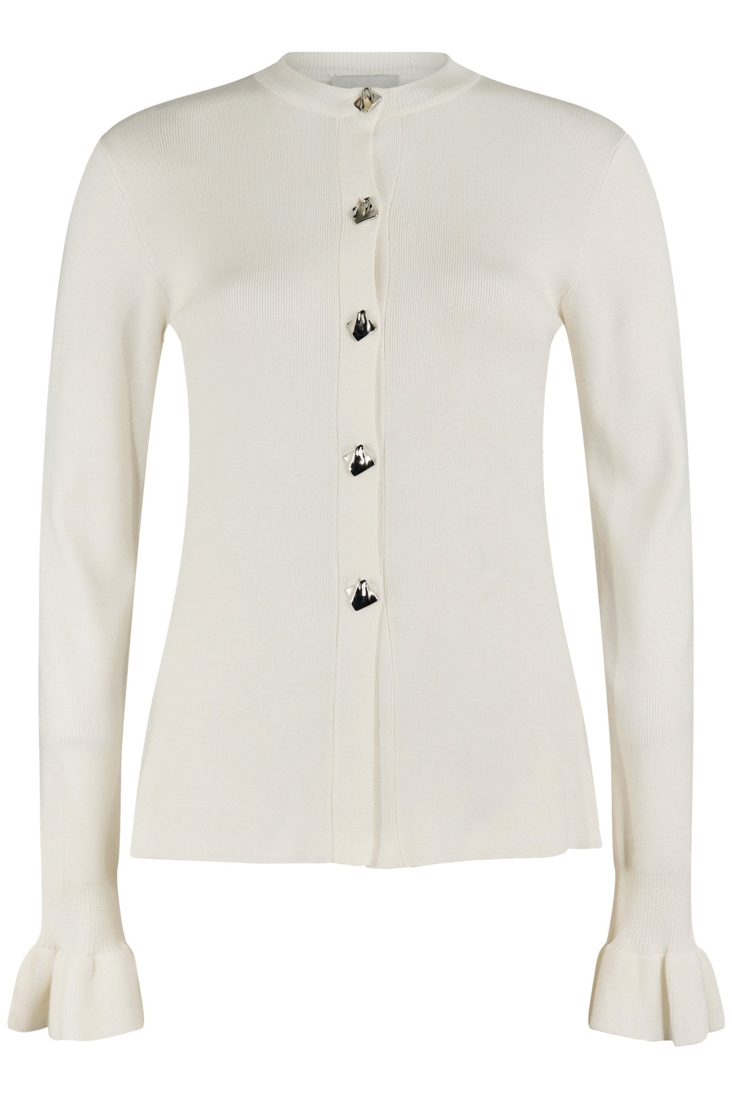 SBFRILL SLEEVE CARDIGAN OFFWHITE 4