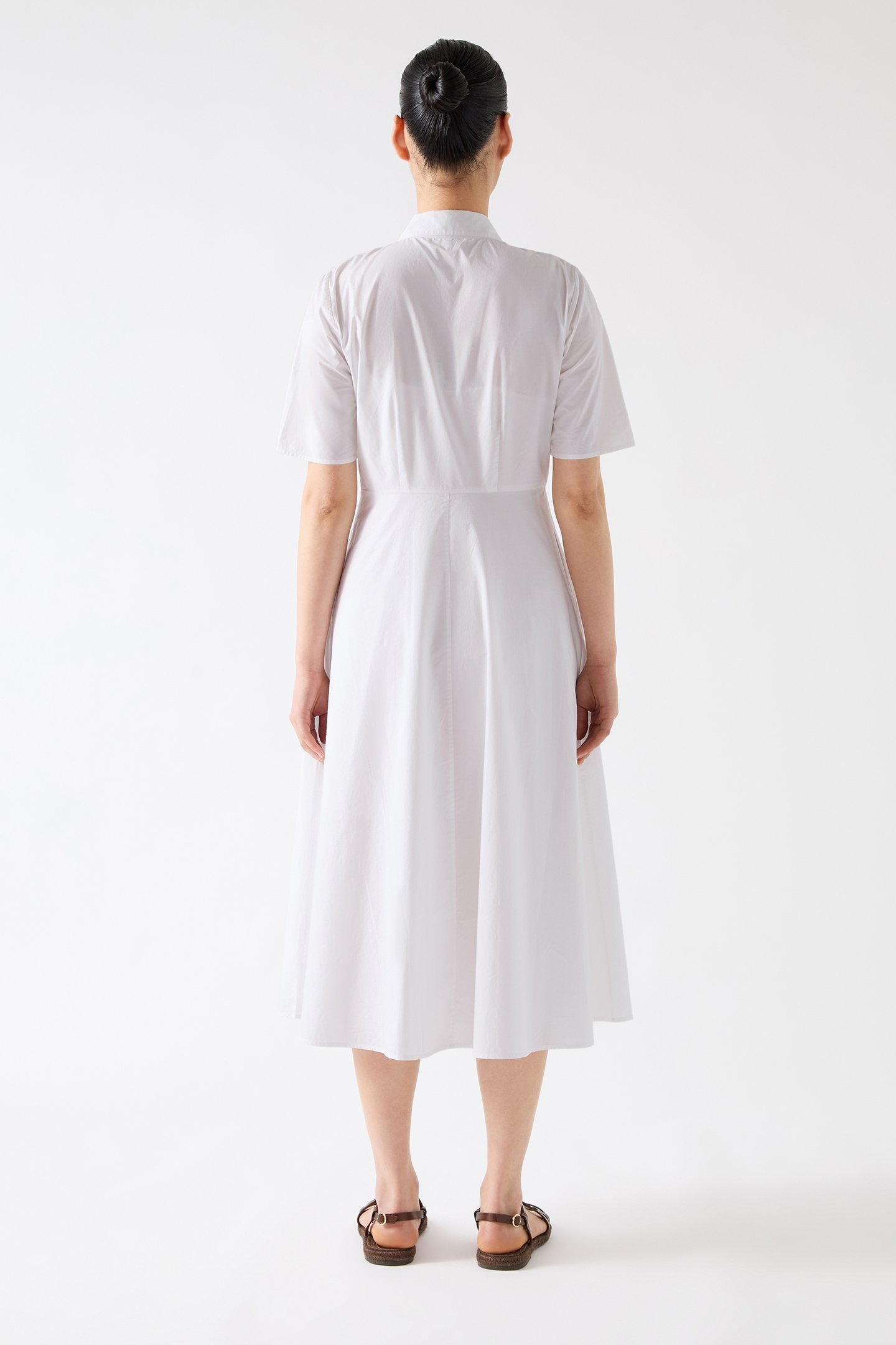 DR GRACE LACE PANEL DRESS WHITE 2