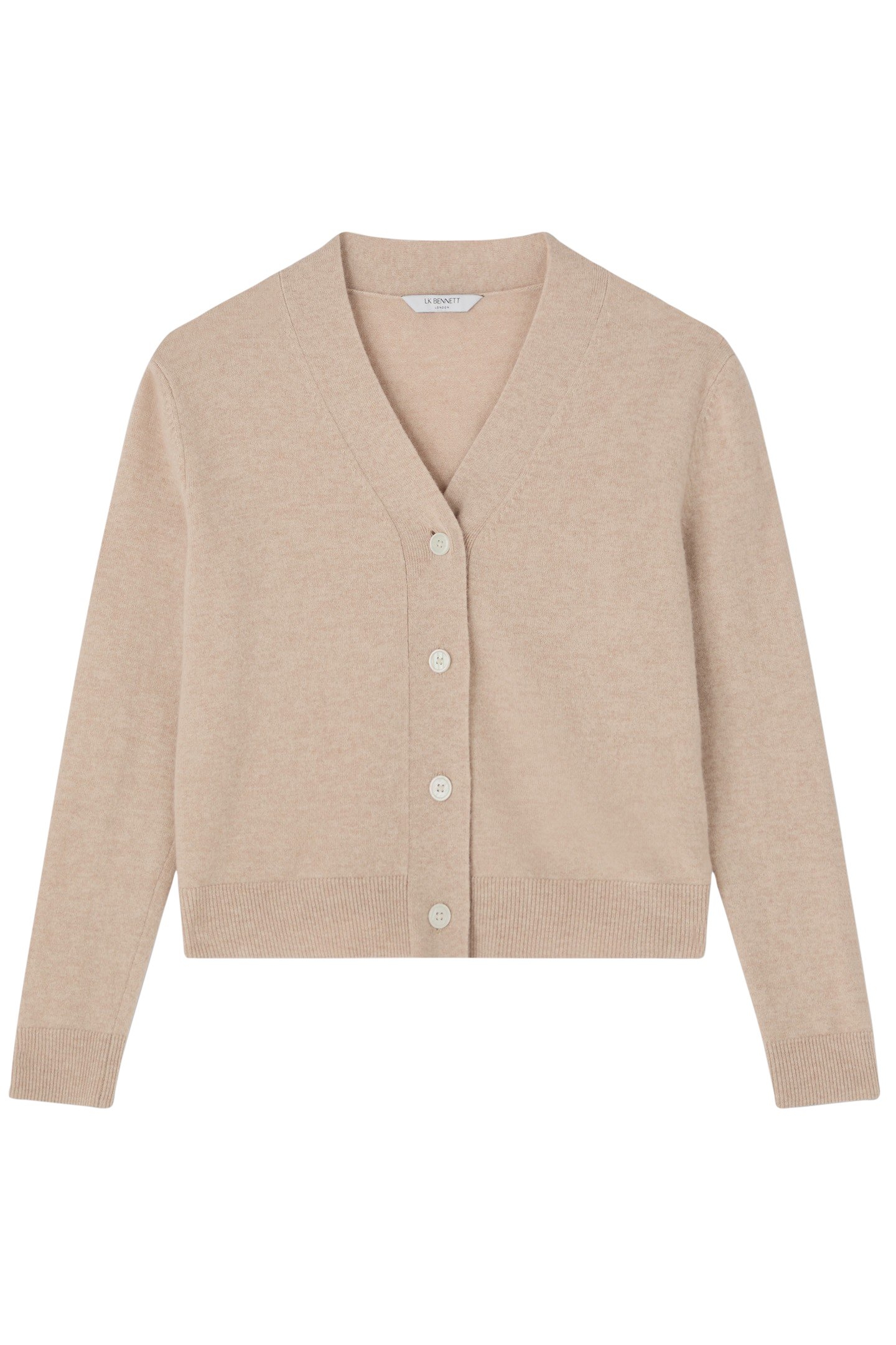 CD MARA V NECK CARDI CHAMPAGNE 4