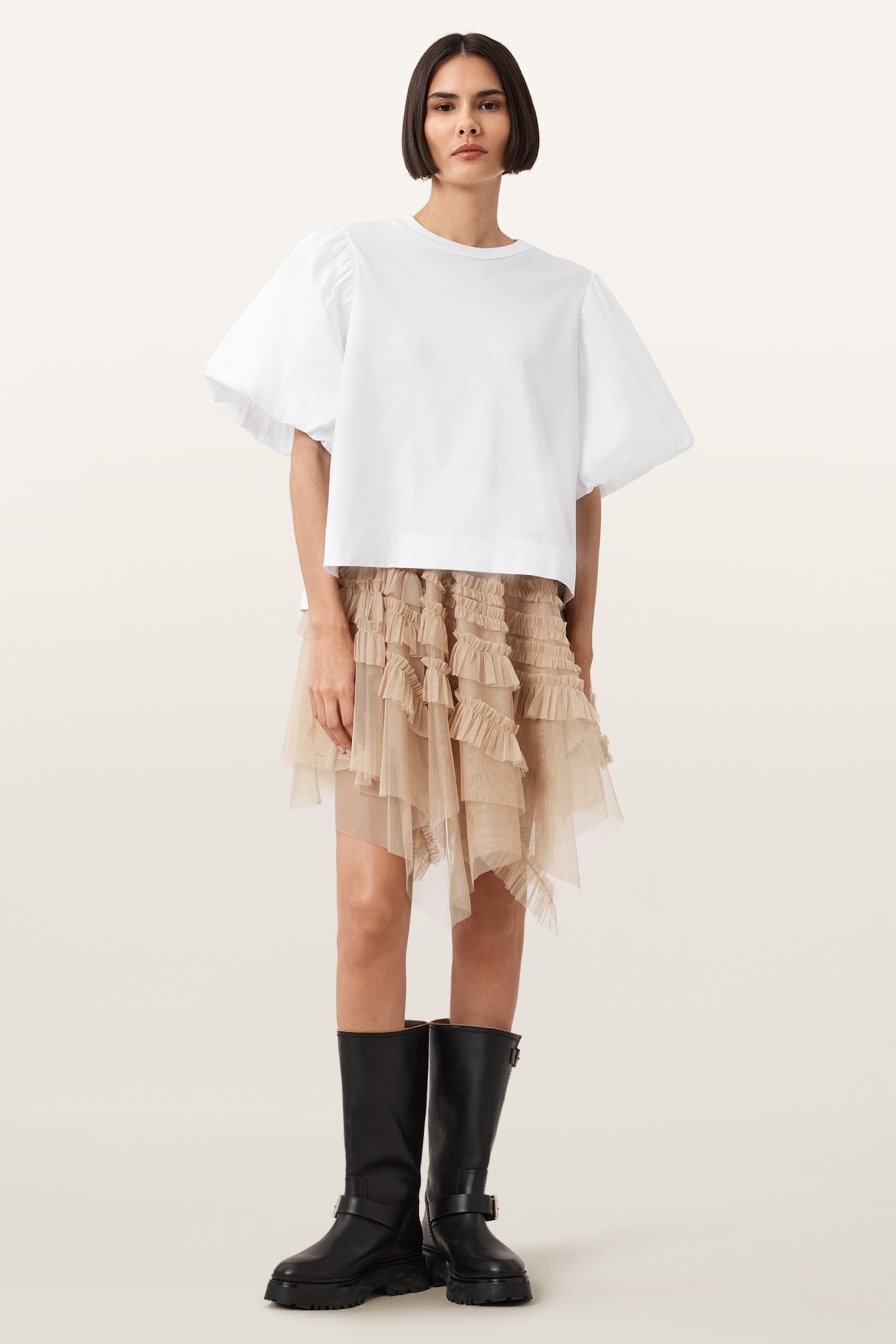JAYDE TULLE SKIRT BLUSH PINK 1
