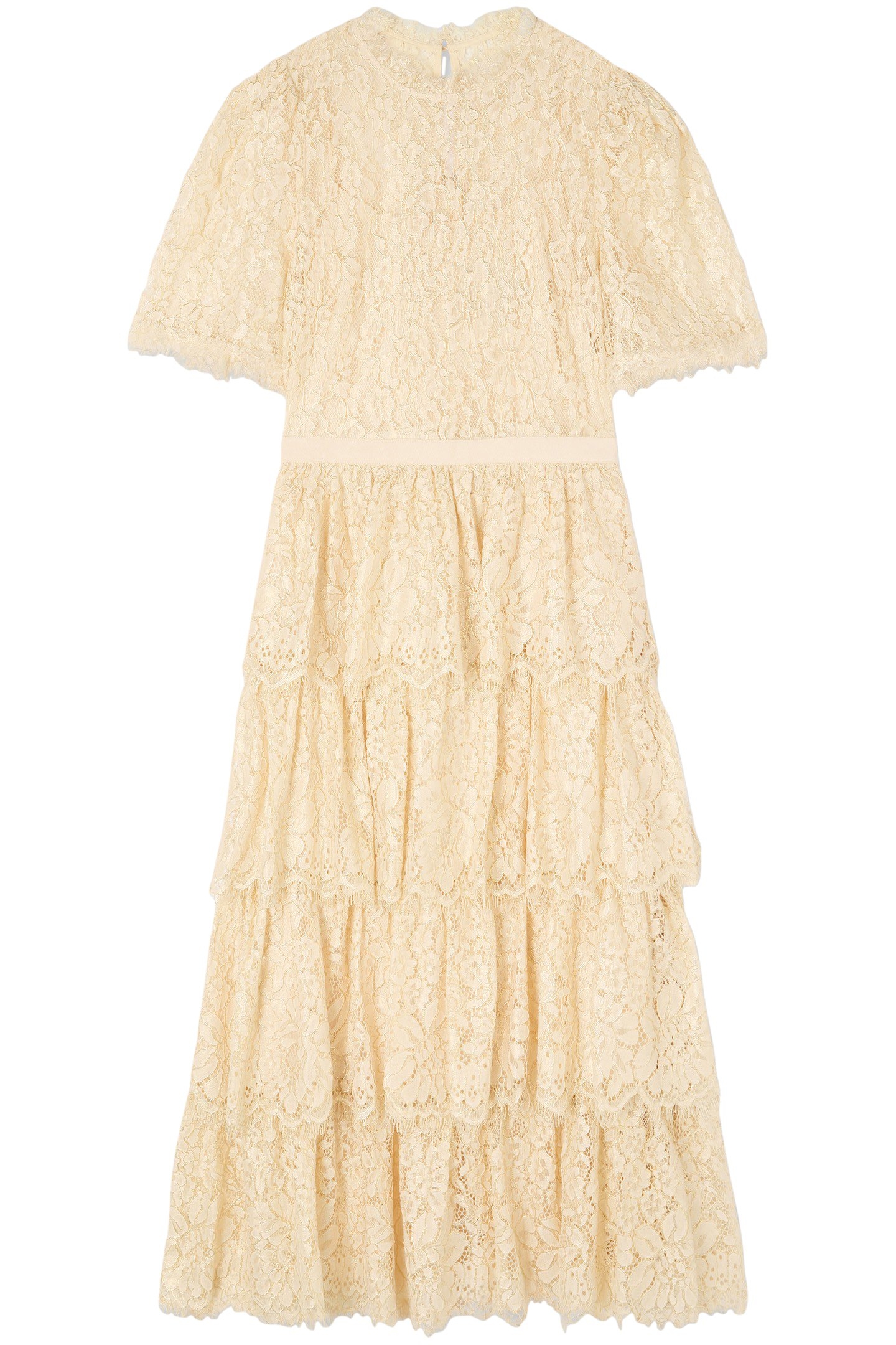 DR CECILY LACE TIERED DR CHAMPAGNE 3