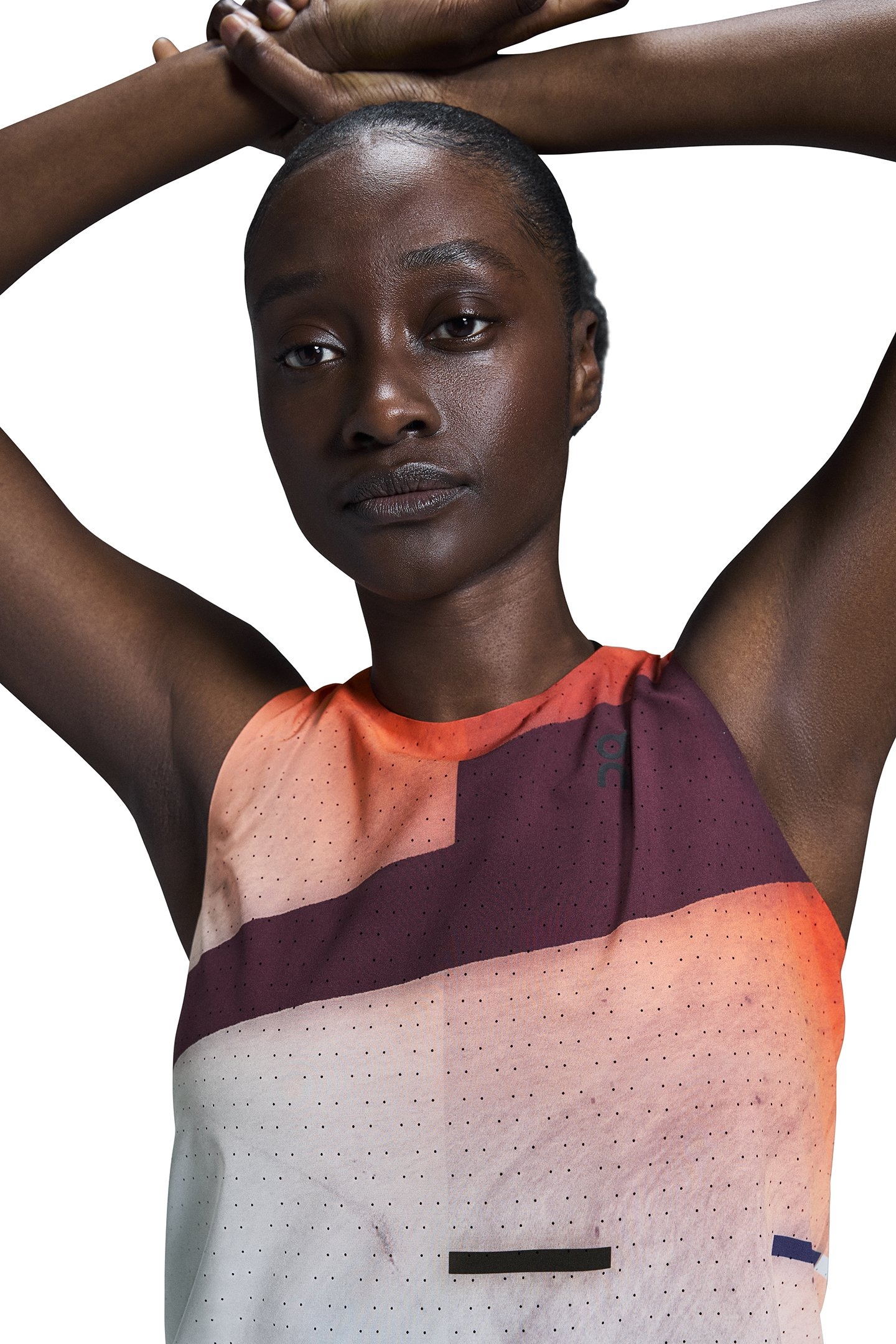 RACE SINGLET FLAME | WHITE 5