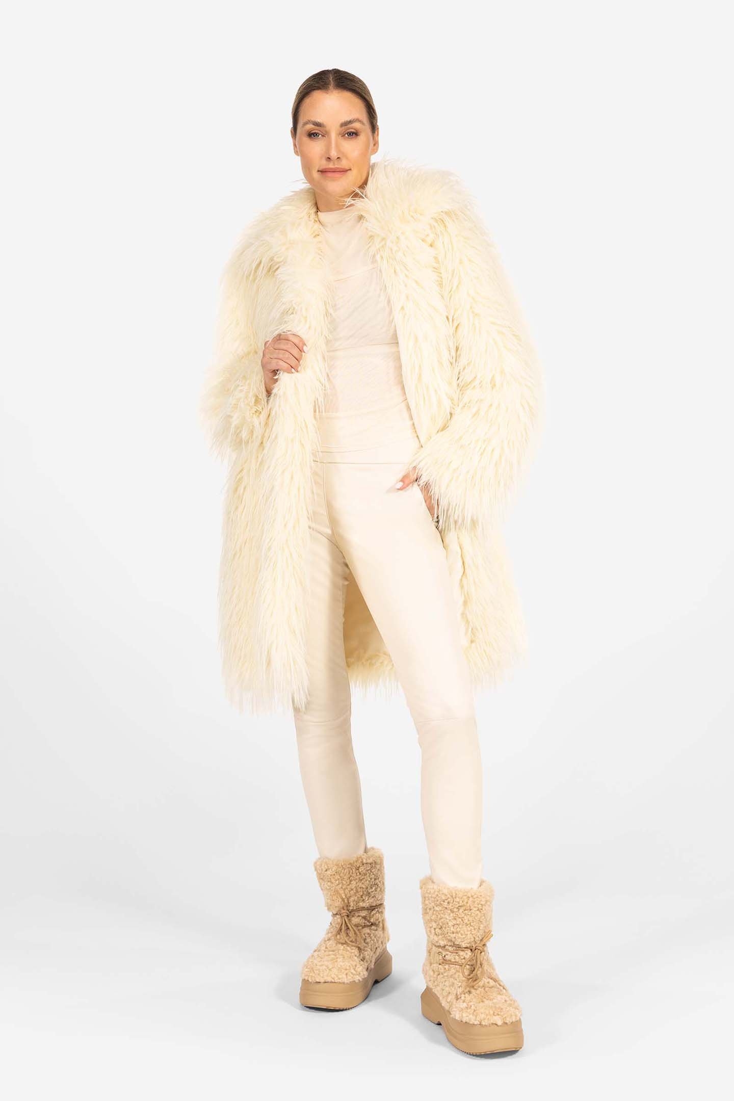CELESTE COATS COCO WHITE 1
