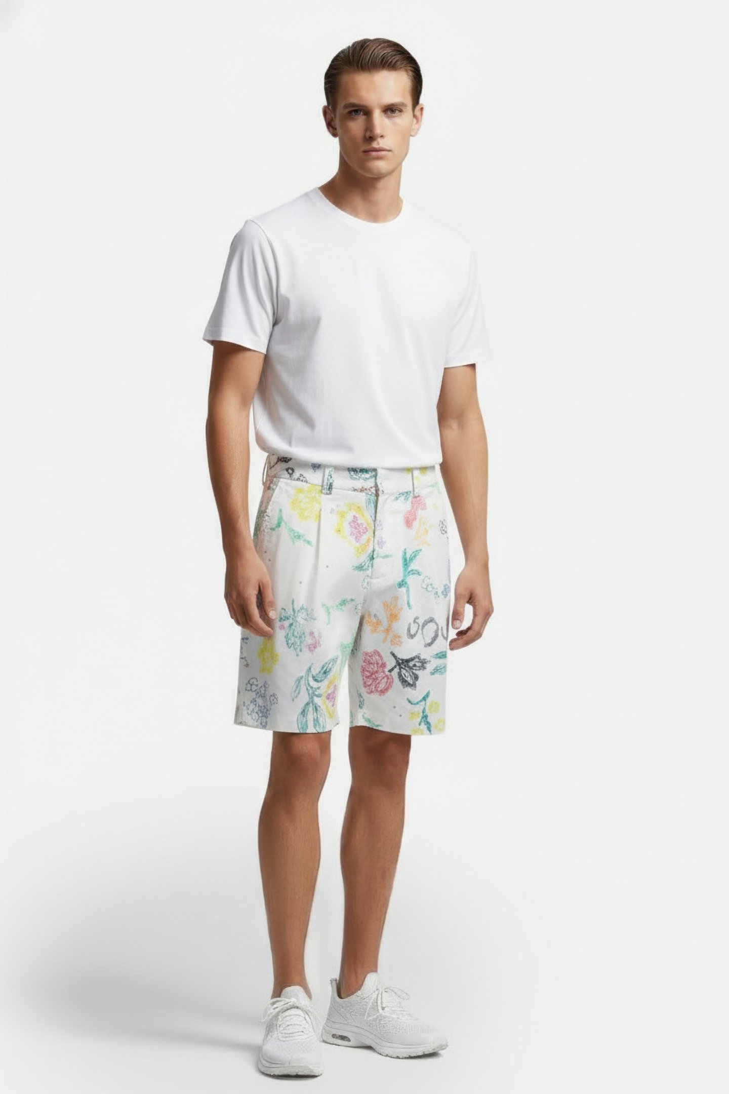 MARTY SHORTS WHITE AOP 1