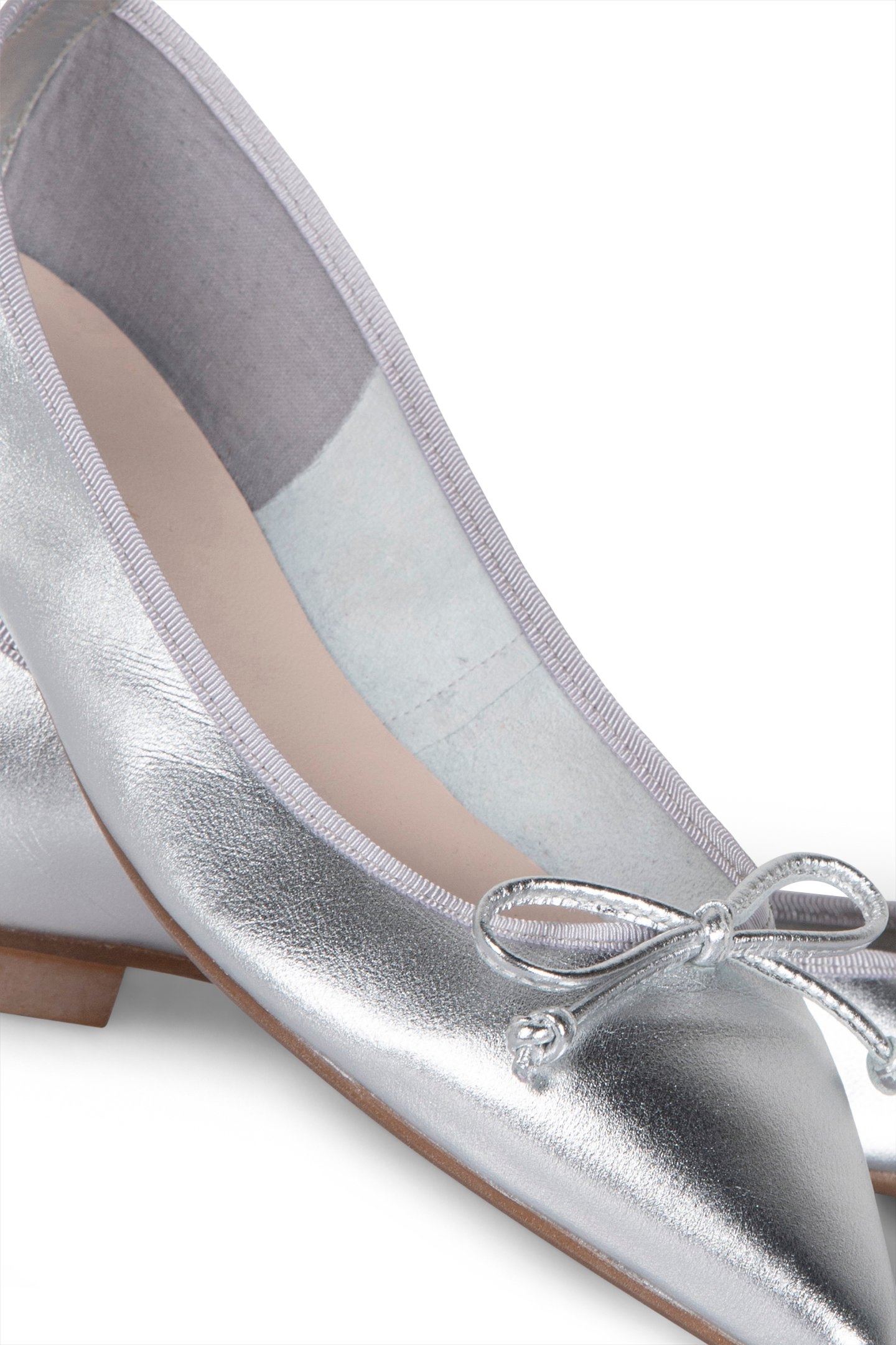 CICI - POINT TOE BALLERIN SILVER 4