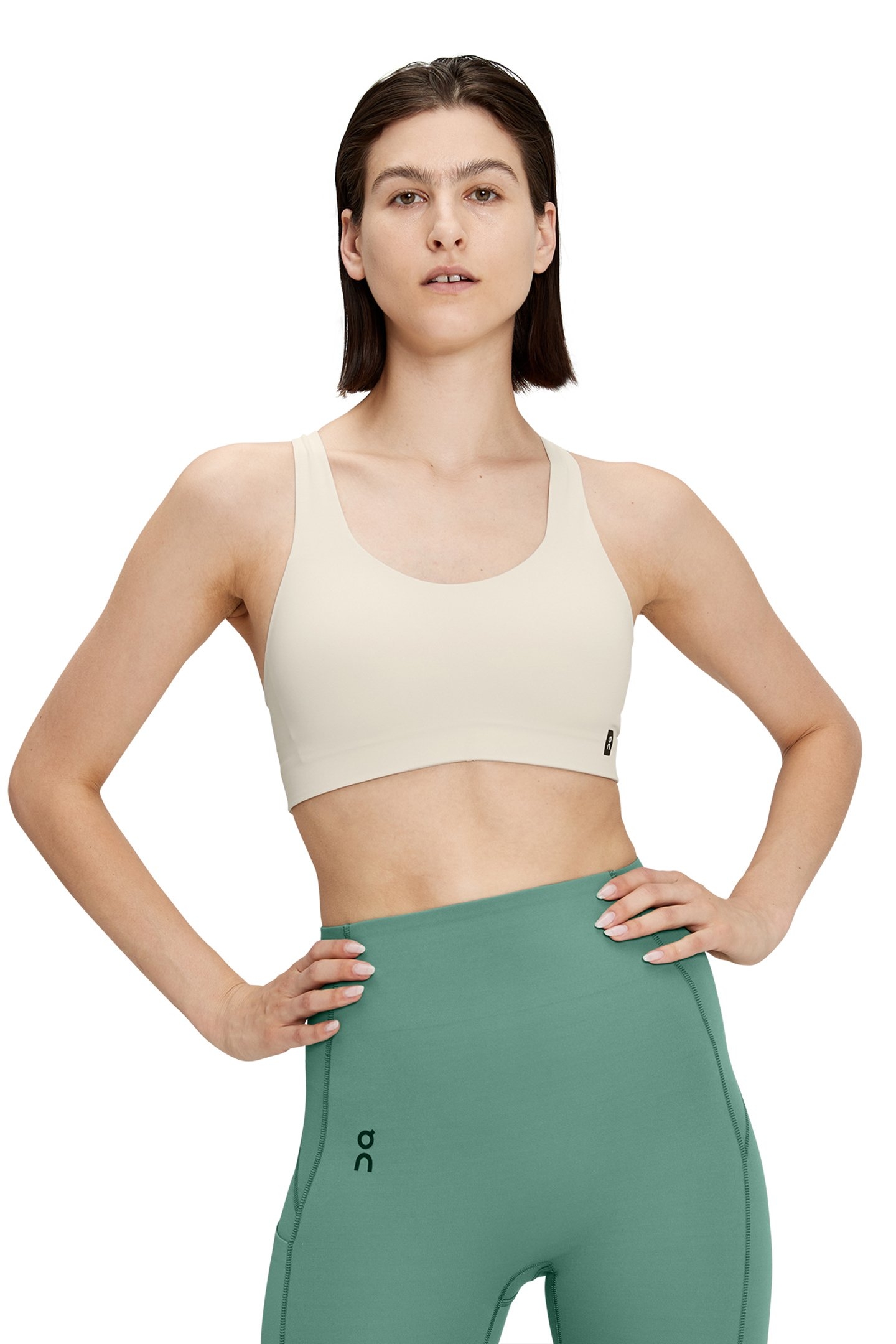 ACTIVE BRA UNDYED-WHITE 1