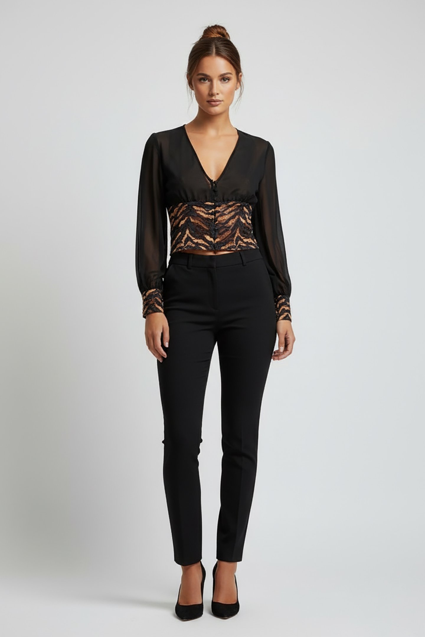 LIONNE CHEMISE BLACK 1