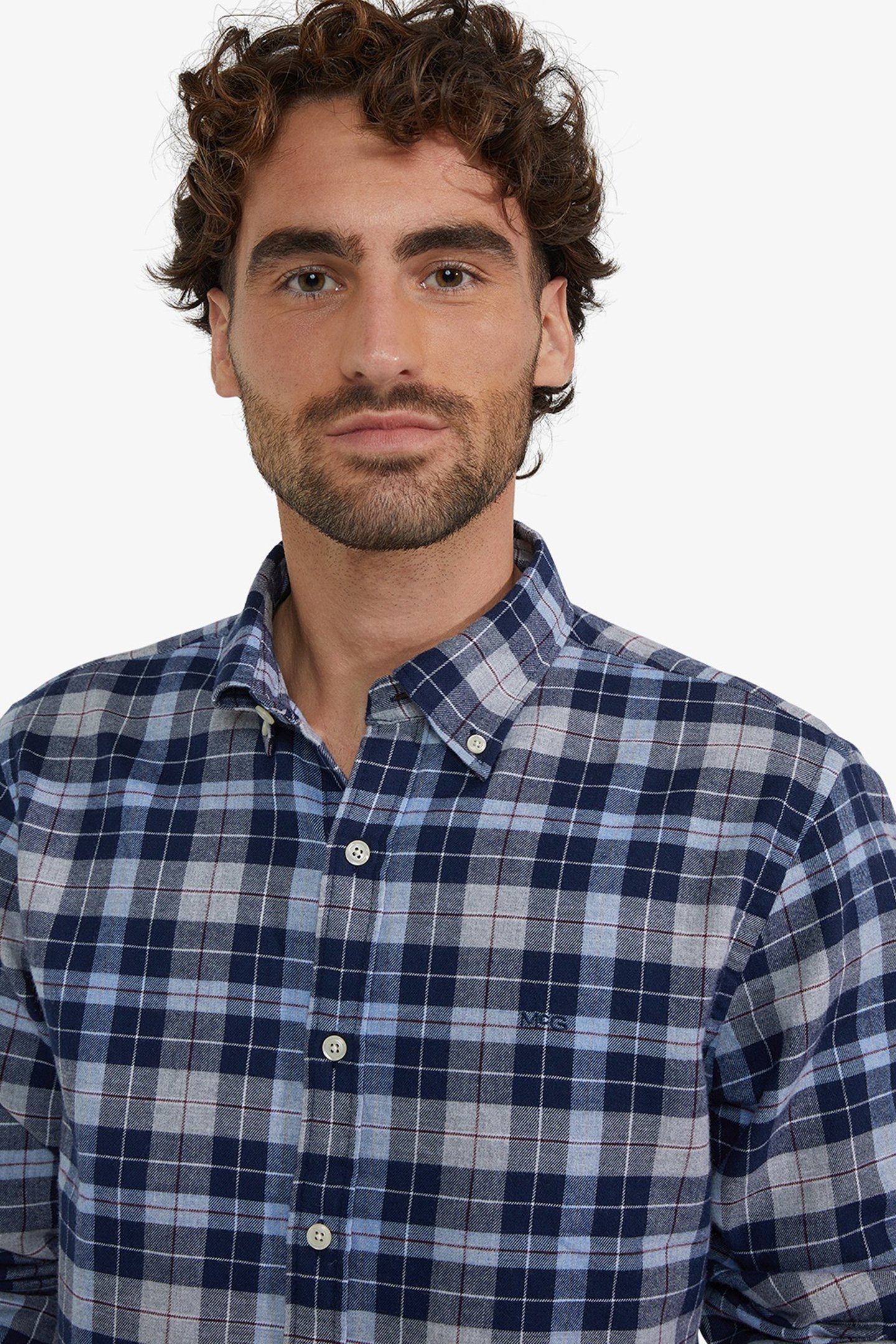 FLANNEL CHECK SHIRT LIGHT BLUE 8