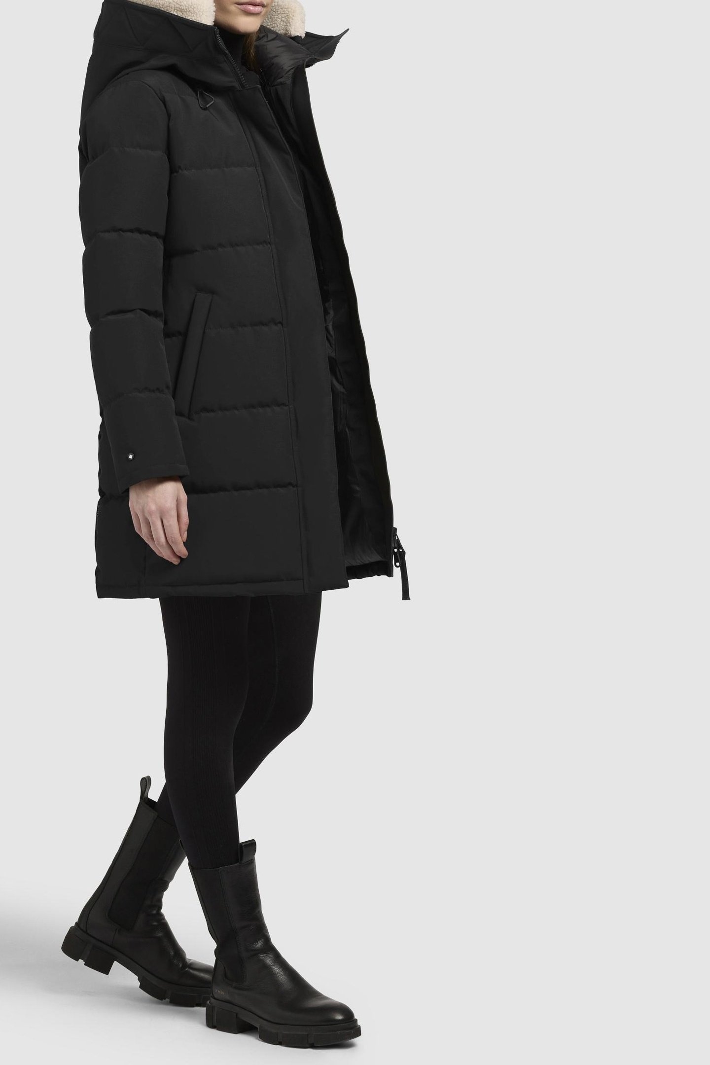 FALTD TEDDY COAT BLACK 3